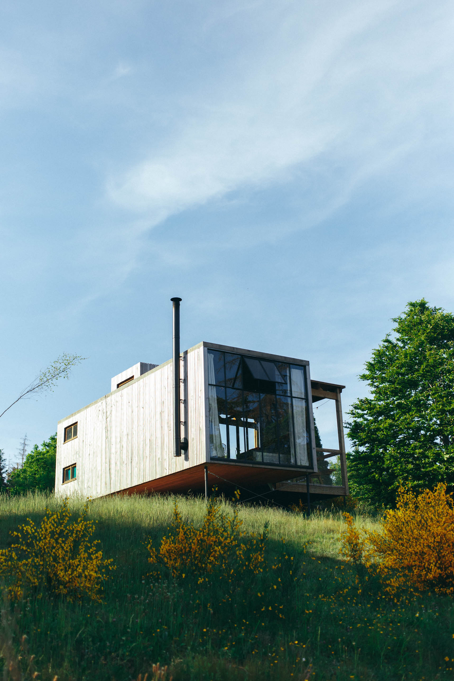 Nutchel Cabane Cosy — Cabane sur pilotis avec Bain Nordique à Bas-Rhin à Strasbourg — vue intérieure