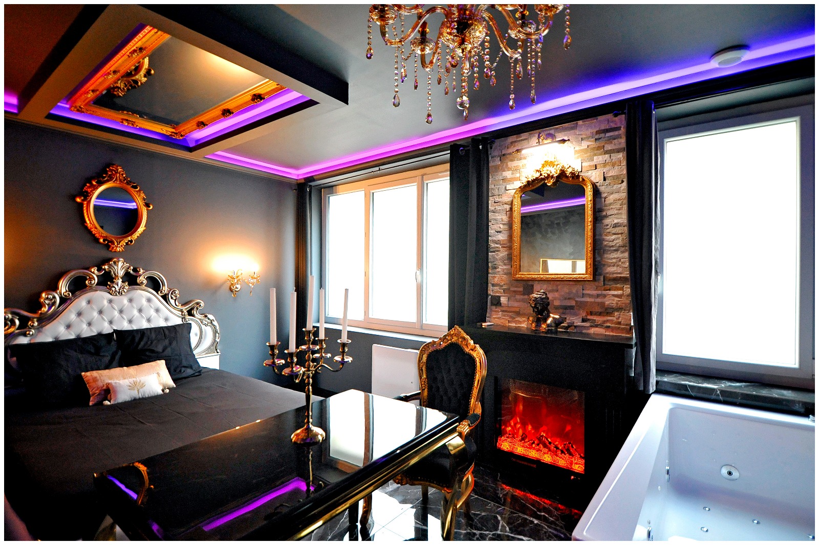 La suite MAJESTUEUSE — Maison insolite avec SPA XXL à Bourgoin-Jallieu