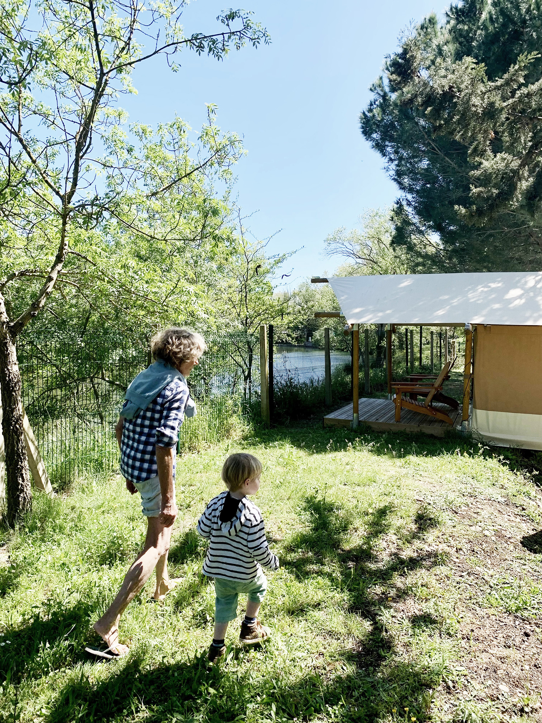 Tente Bivouac — Escapade nature au Camping Val de Cesse en Aude à Carcassonne — détail architectural
