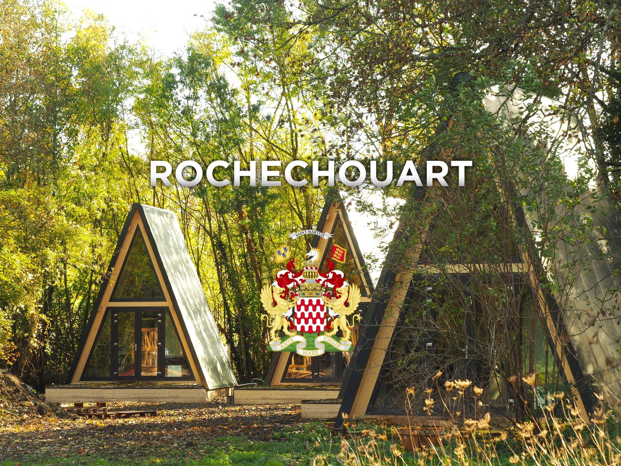 Ecolodge Rochechouart — Cabane avec vue imprenable au Château de la Mothe Chandeniers