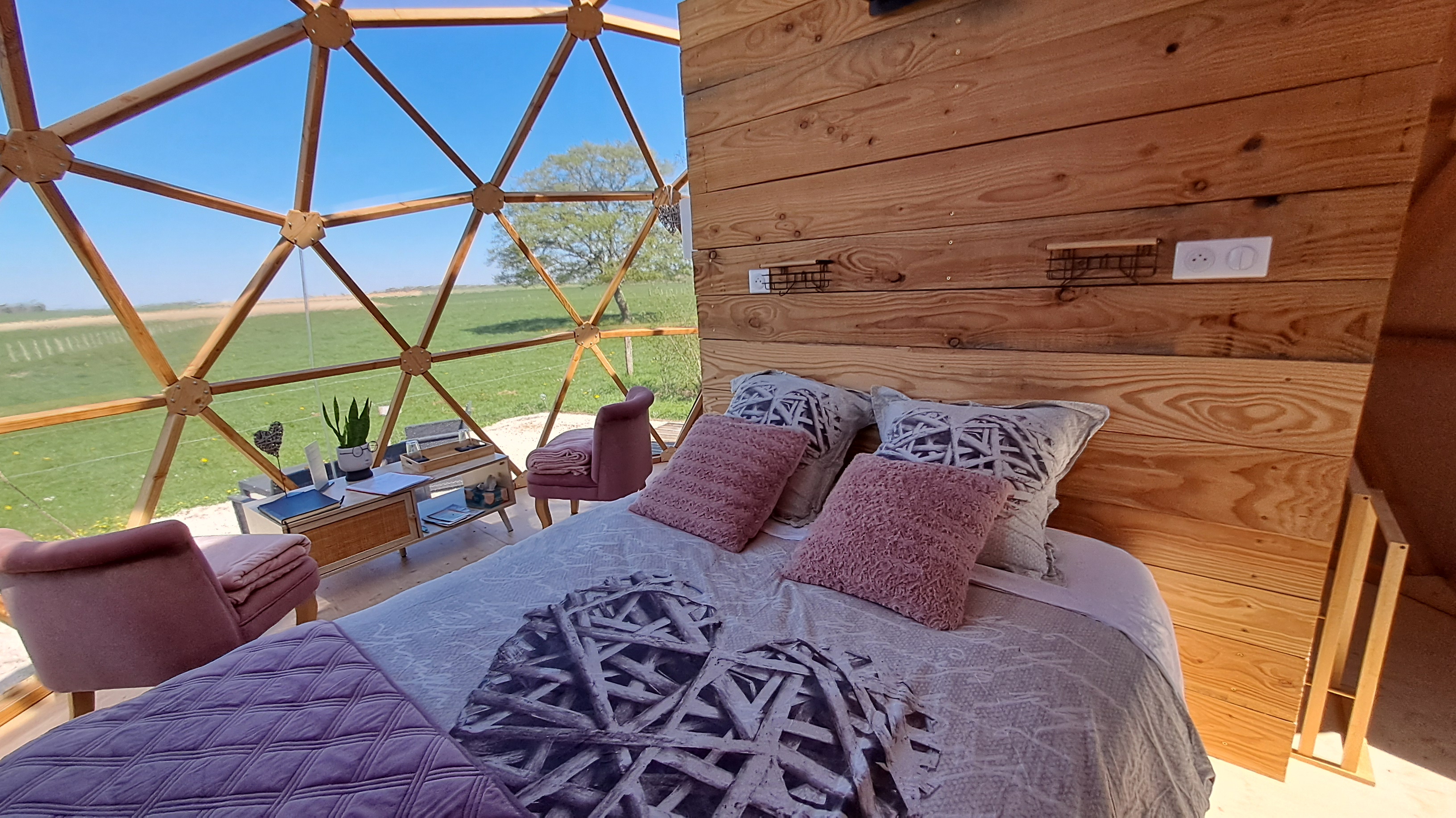 Dôme Idylle : une expérience unique en pleine nature à Bailly Le Franc — espace de vie