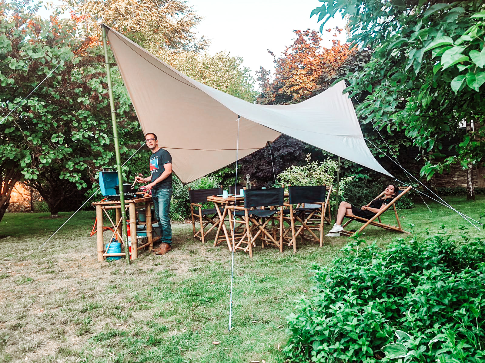 Lodge Vénus — Nuit insolite en tente à Lot à Saint-Cirgues — détail architectural