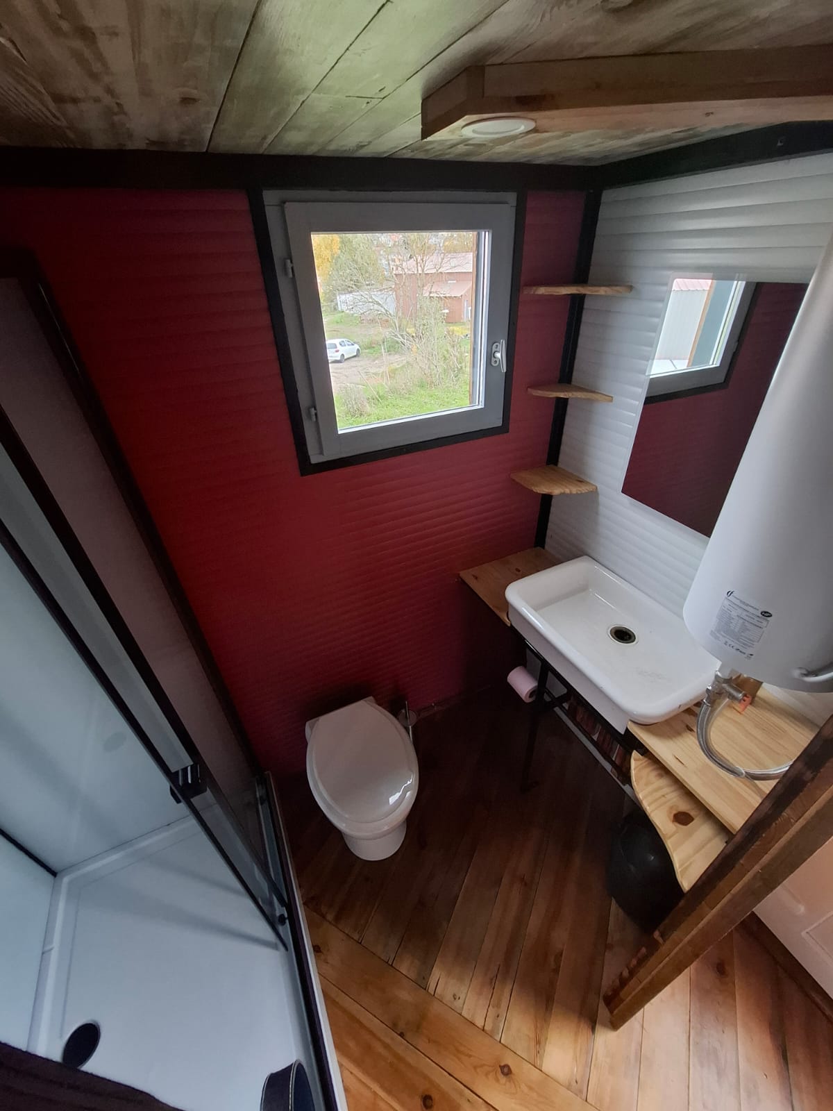 Tiny house 'La Tititiny' — Évasion avec spa à Haute-Loire à Saint-Christophe-d'Allier — chambre