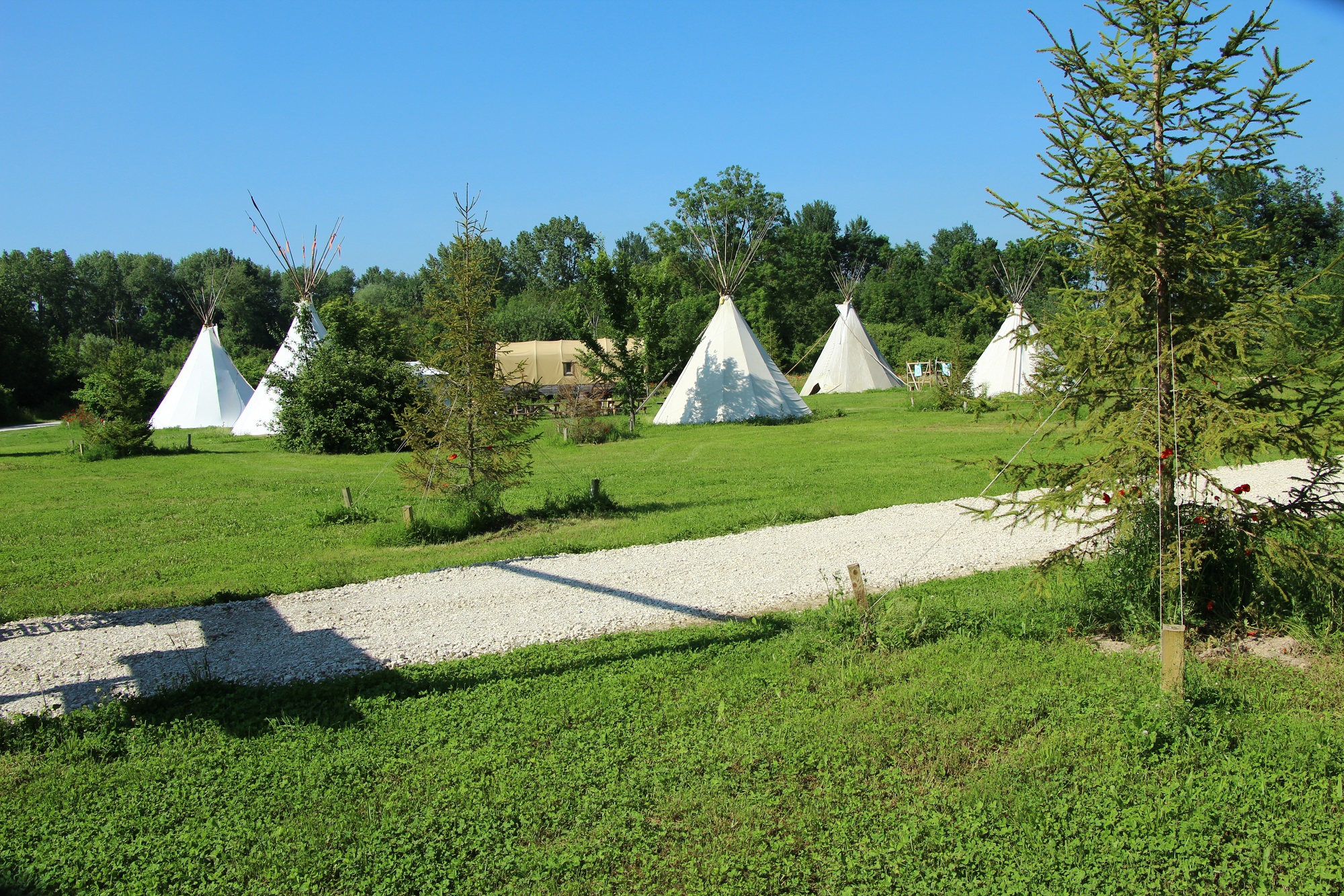 Vivez l'expérience unique d'un tipi en Champagne-Ardenne à Barberey St Sulpice — espace de vie
