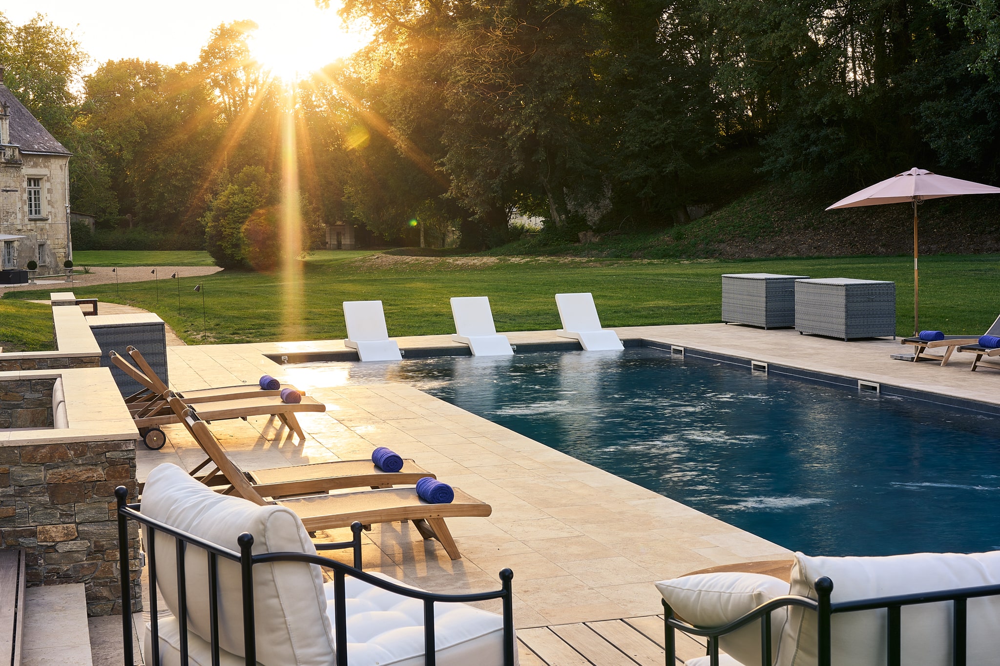 Suite Junior — Château avec spa à Ballan-Miré (Indre-et-Loire) à Ballan-Miré — cuisine