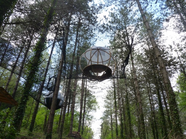 Nid Hiboux : une expérience immersive en Aquitaine à Loubieng — vue depuis la terrasse