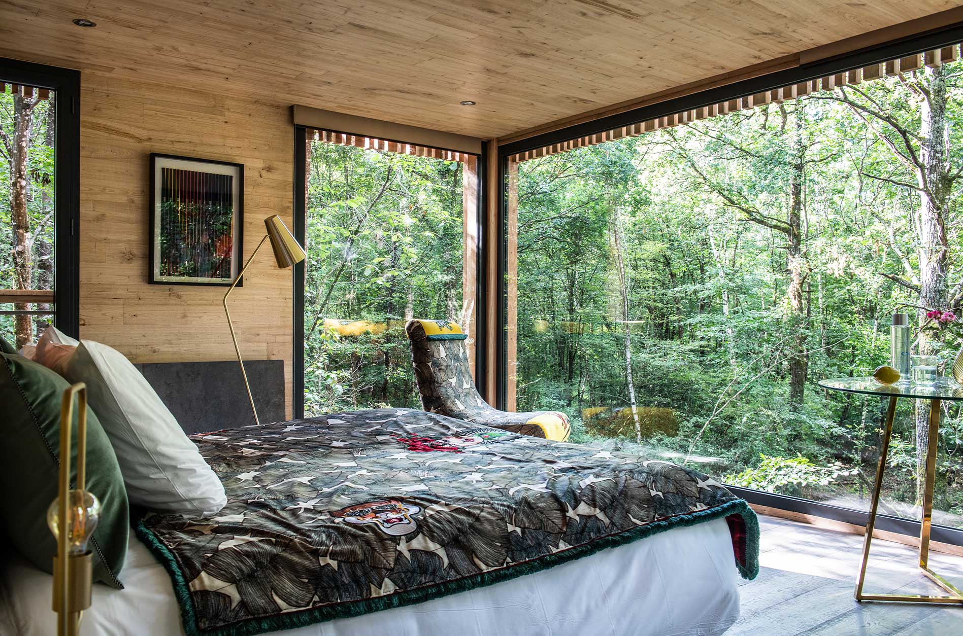 Lodge Moody Wood, une suite sur pilotis avec spa privatif