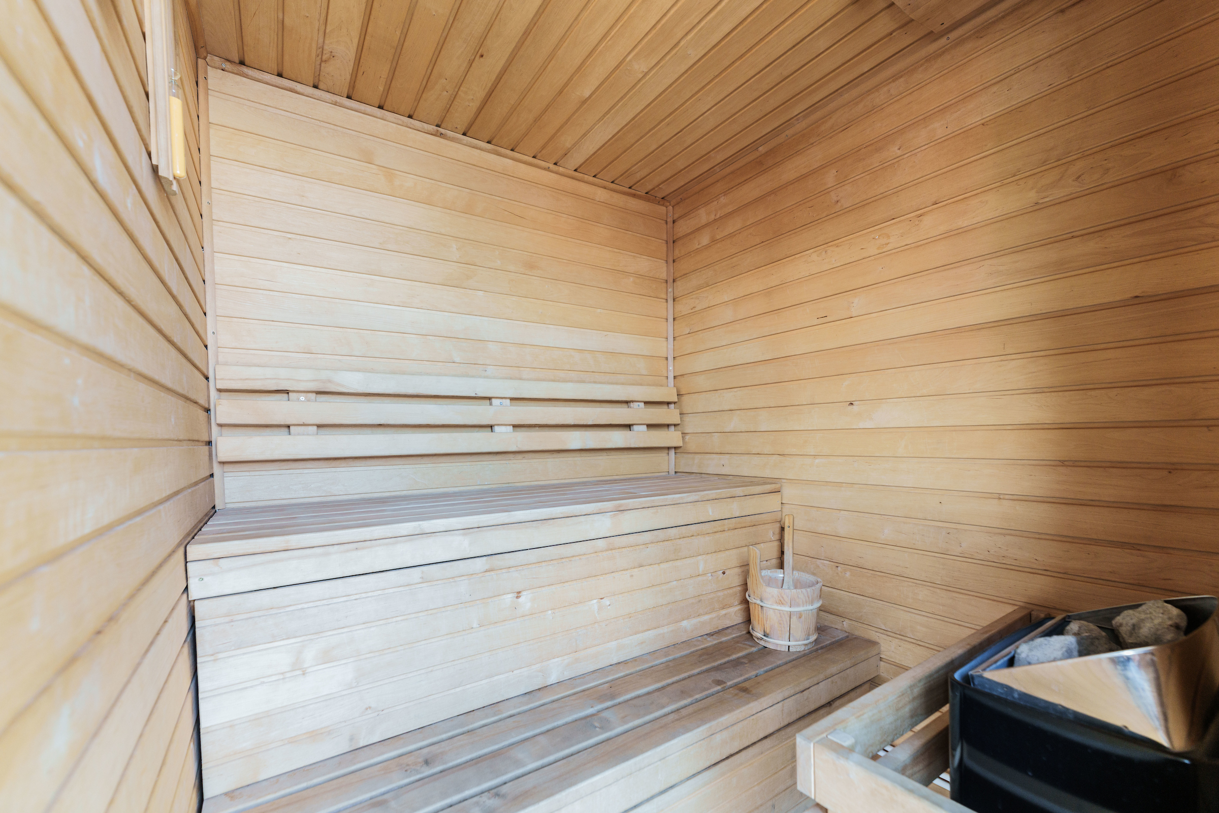 Suite flottante Lit Queen-size — Péniche avec sauna à Yvelines à Guernes — cuisine