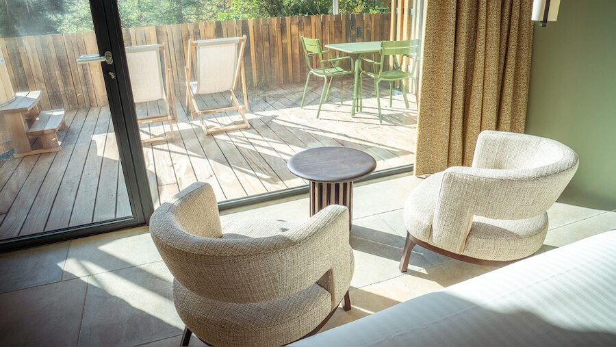 Suite Prestige Terrasse — Château avec sauna à Indre-et-Loire à Tours — chambre