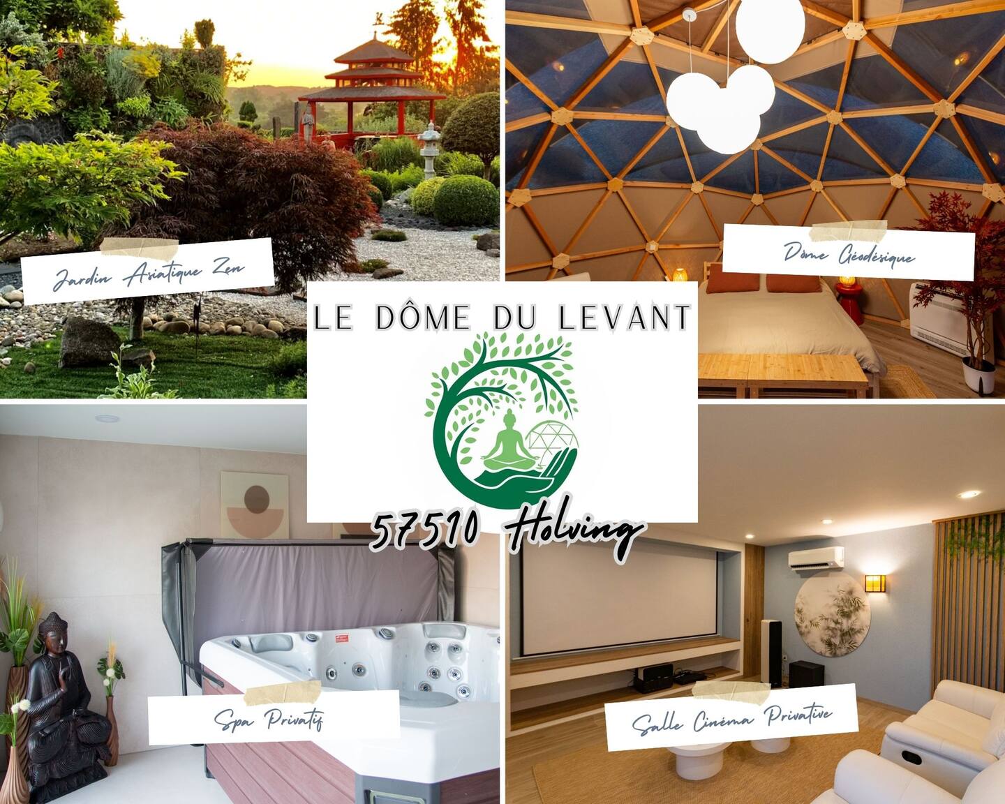 Le Dôme du Levant & Spa — Dôme avec jacuzzi à Holving (Moselle) à Holving — détail architectural