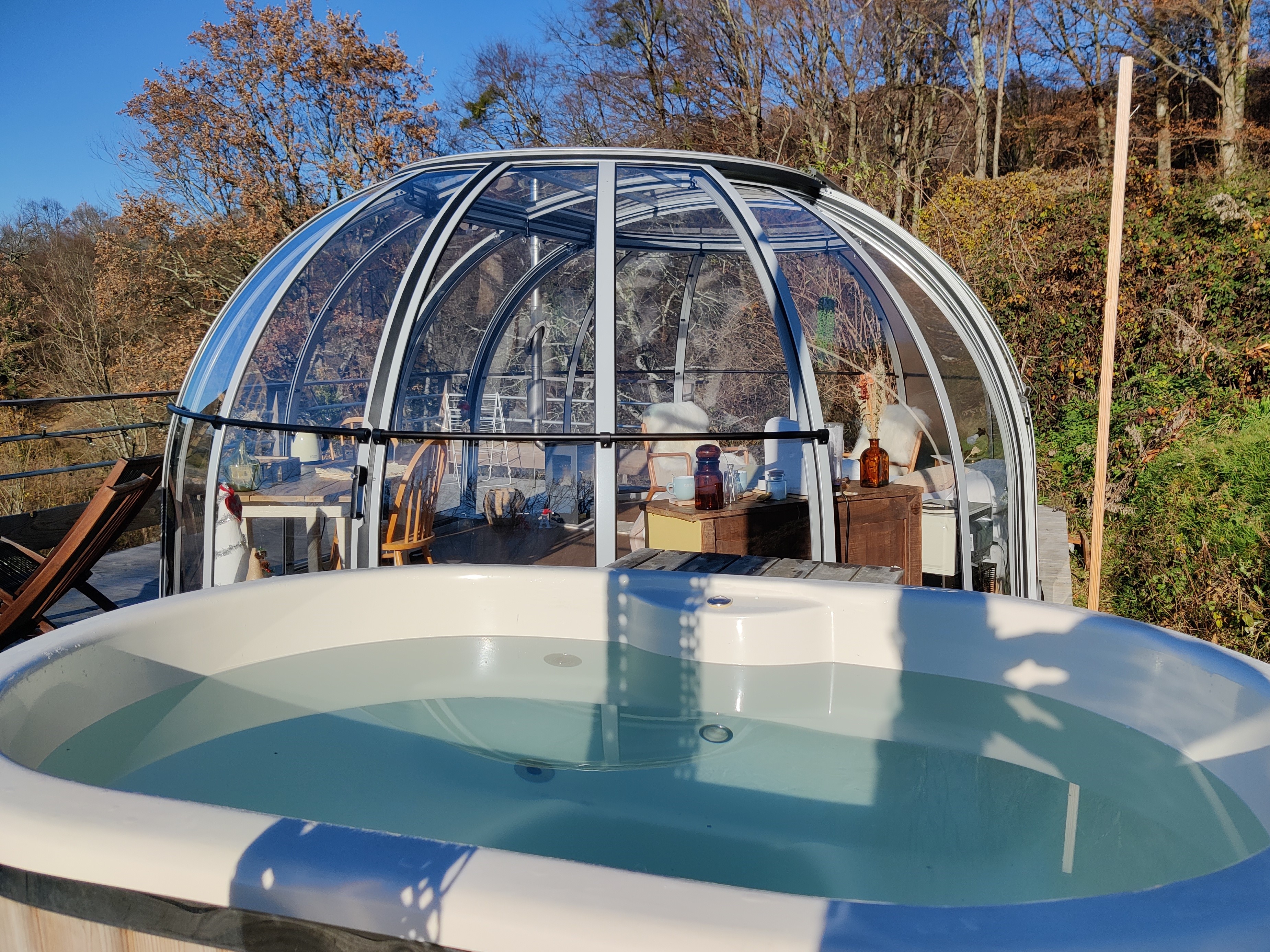 La Canopée & Spa : un dôme enchanteur au cœur des Pyrénées — Dôme à Gerde