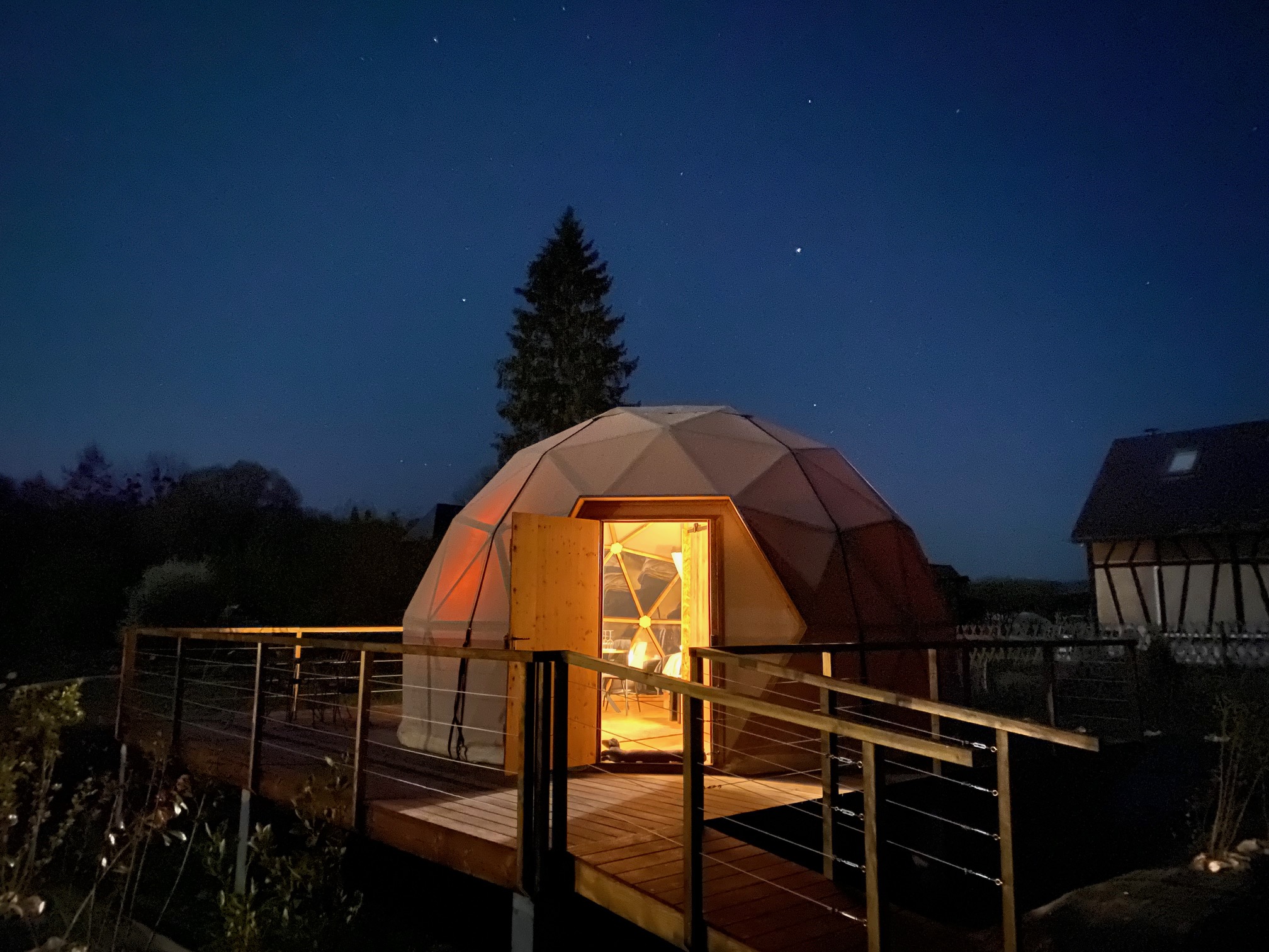 Le dôme Bel'Etoile — Dôme avec spa à Saint-Valery-en-Caux — Dôme à Saint-Valery-en-Caux
