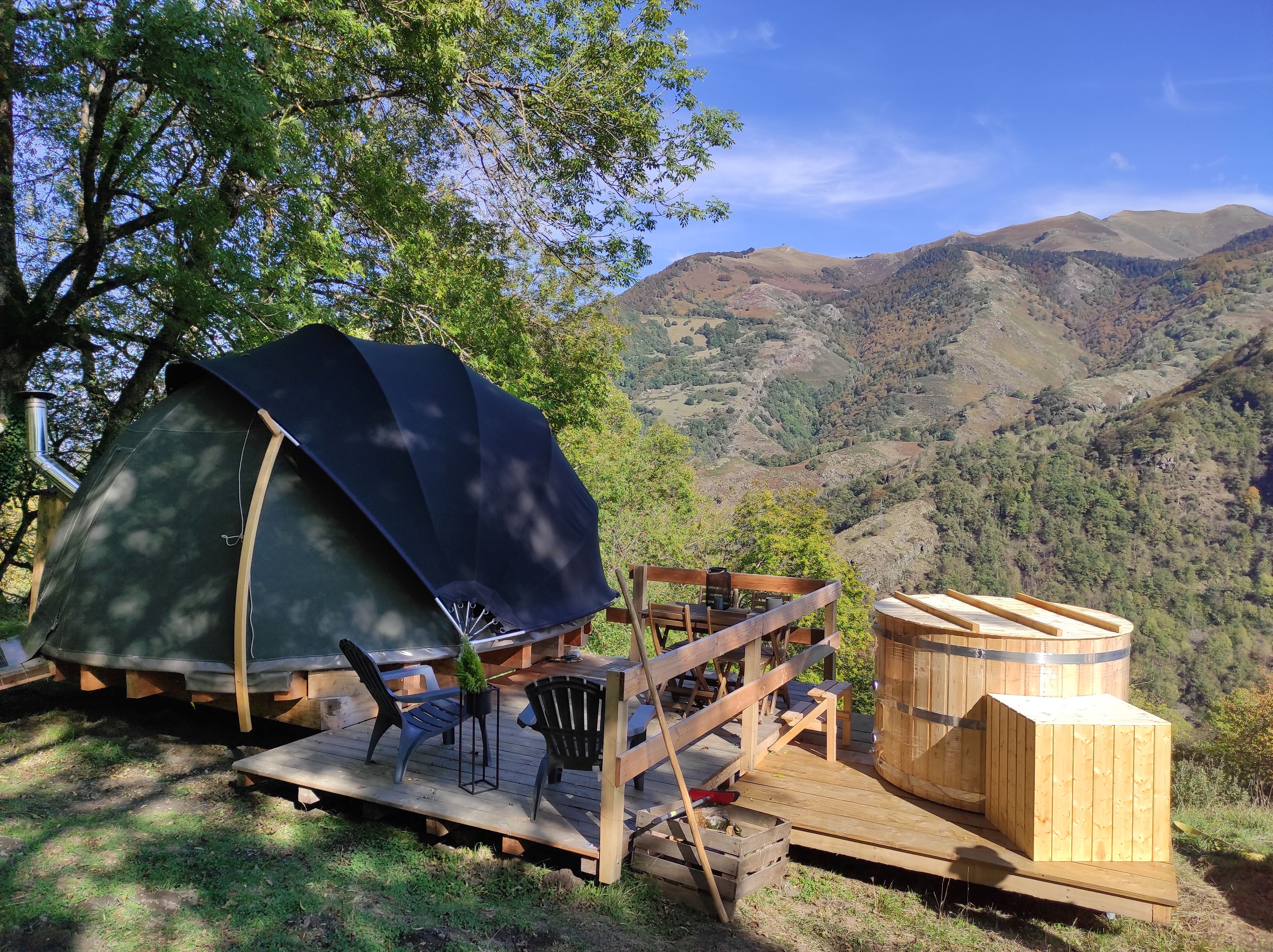 La Tanière & Spa : un dôme enchanteur au cœur des Pyrénées — Dôme à Cier De Luchon