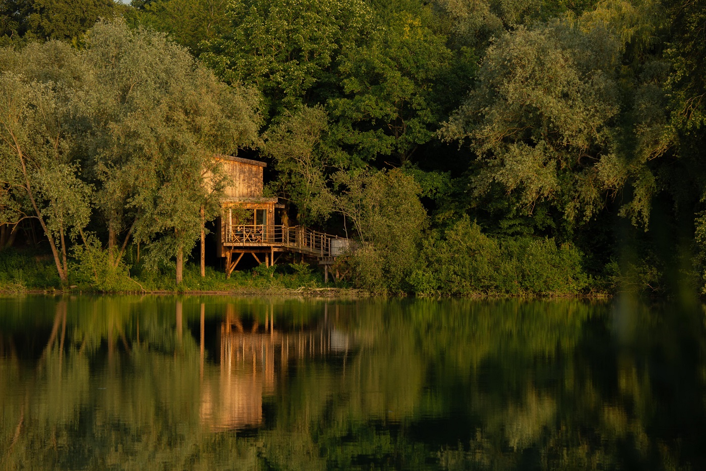 Cabane Spa Grand Horizon : une évasion sur pilotis en Picardie à St-Léger-Aux-Bois — vue intérieure