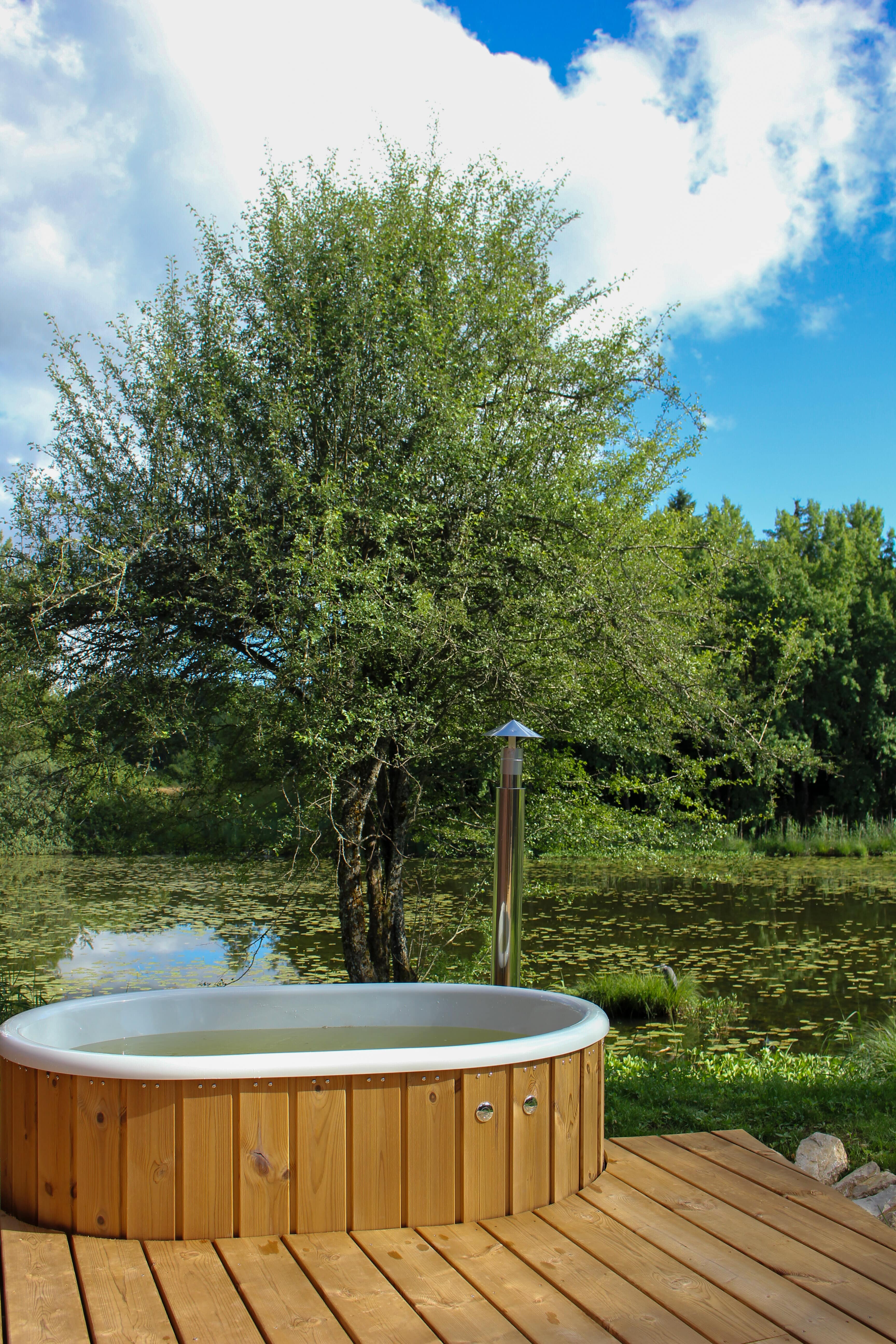 Lodge Duo sur terre avec vue panoramique et spa privatif à Plateau D'hauteville — chambre