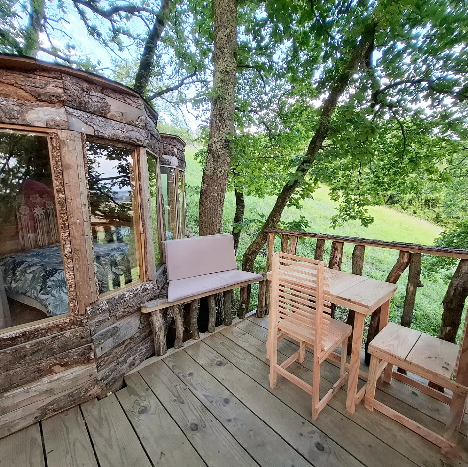 Cabane "Toi & Moi" — Séjour romantique avec spa à Gers — Cabane sur pilotis à Malabat