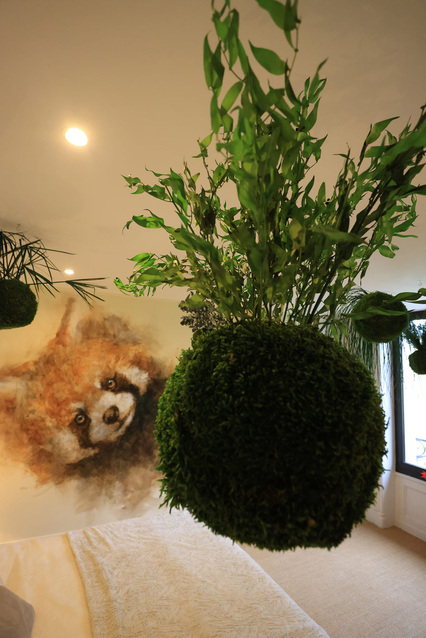 Chambre "Rêve de Panda roux" — Hébergement avec spa à Puy-de-Dôme à Orcines — salle de bain