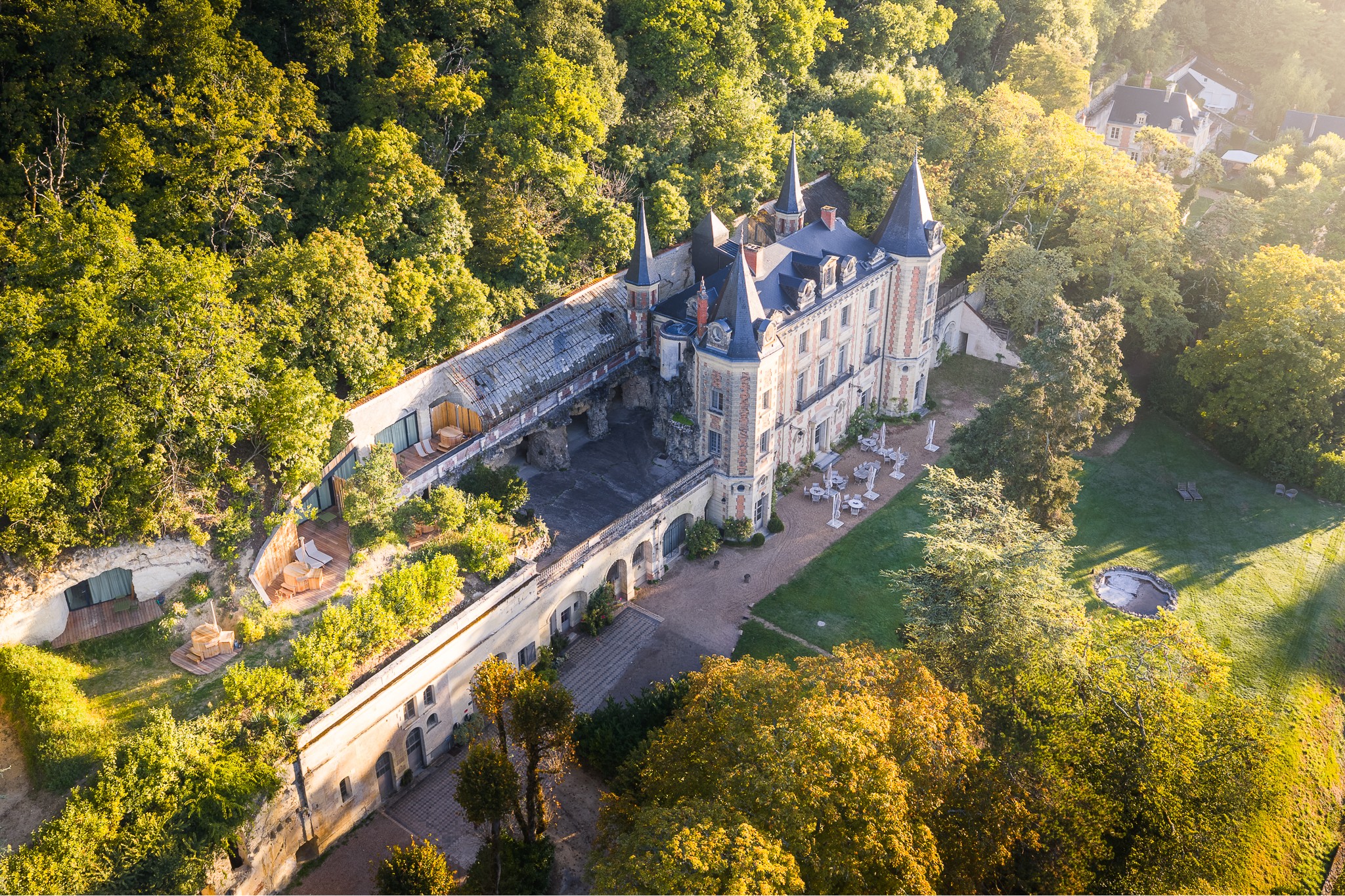 Suite Prestige Terrasse — Château avec sauna & bain nordique à Indre-et-Loire