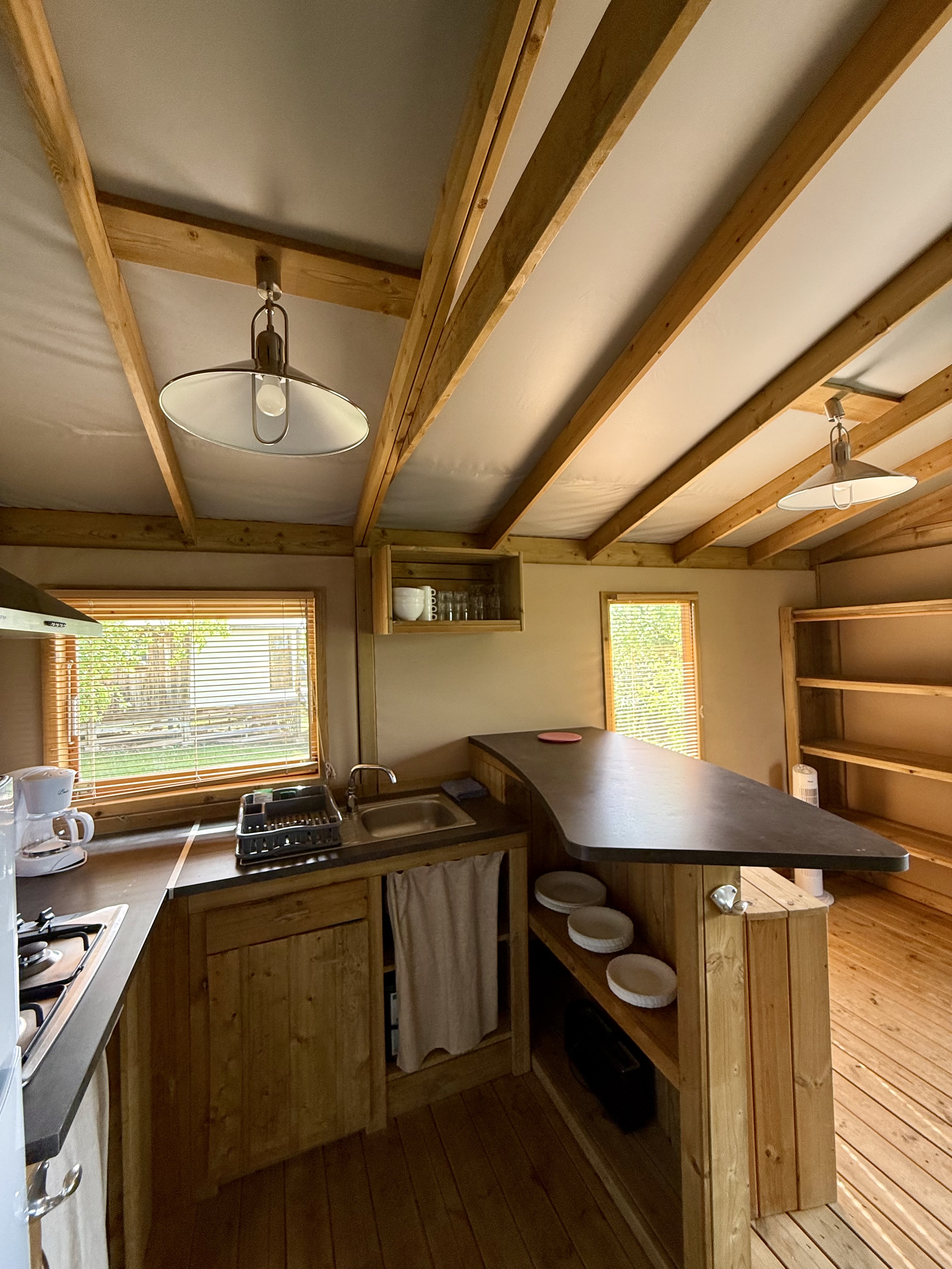 Lodge Africa — Séjour nature avec spa à Lot à Saint-Cirgues — cuisine