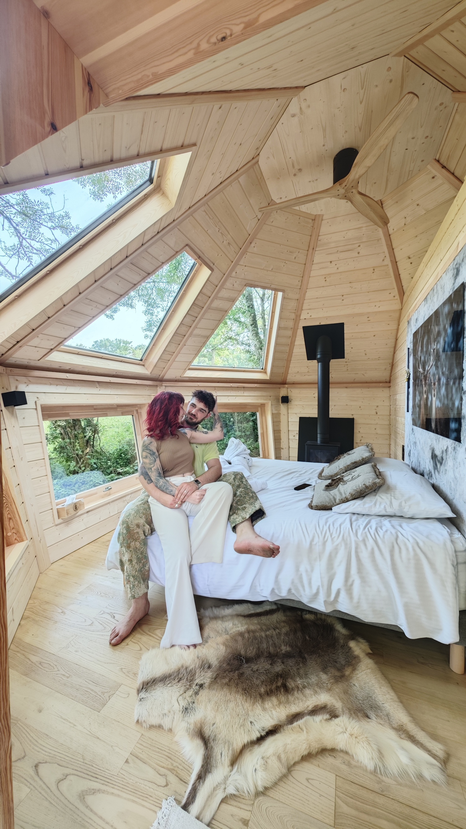 La cabane Boréale & Spa — Nuit insolite en Bourgogne à Dijon — salle de bain