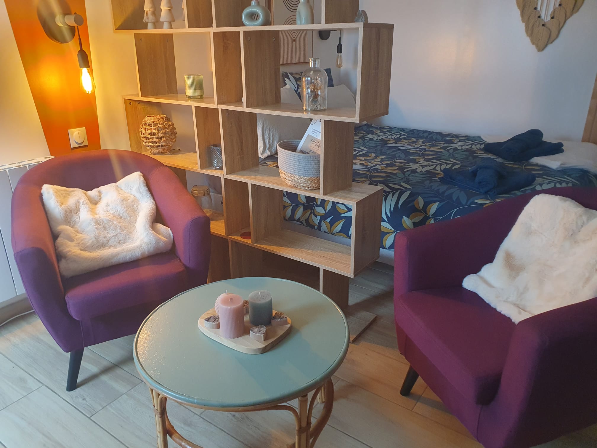 Chalet Cocooning & Bain Nordique Privatif — Chalet avec spa à Orne à Alençon — cuisine