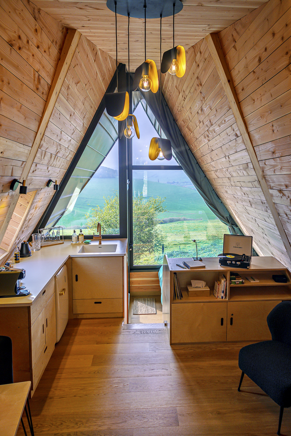 Singi — Cabane avec bain nordique à Côte-d'Or à Dijon — détail architectural
