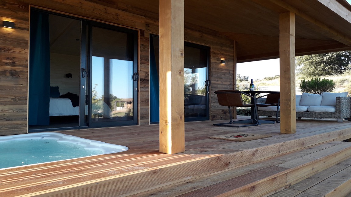 Cabane Spa des Baies Sauvages : une échappée en Languedoc-Roussillon à Villarzel Du Razès — environnement naturel