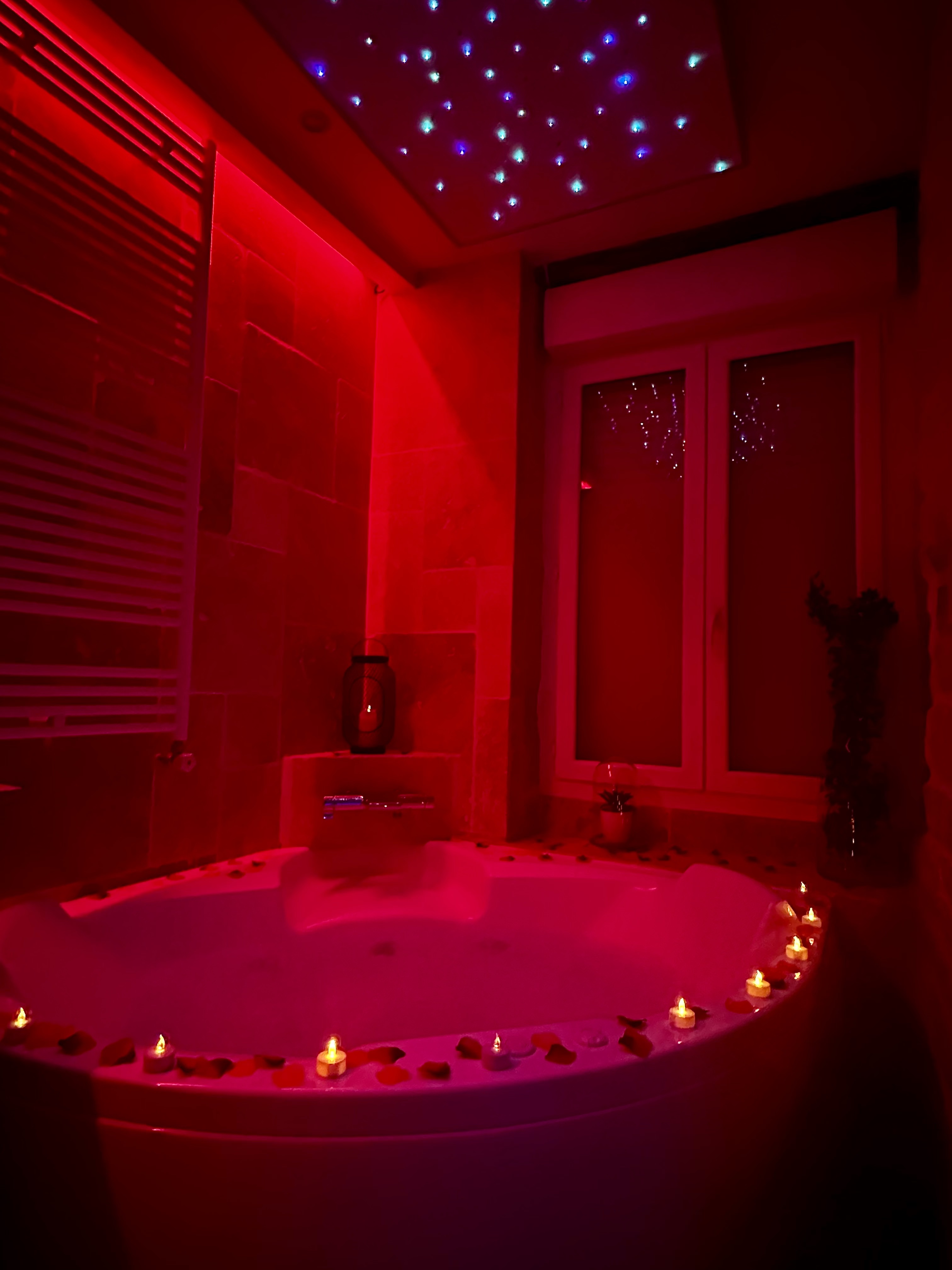 Glam Appart Spa Cosy — Appartement avec jacuzzi à Côte-d'Or à Dijon — espace de vie