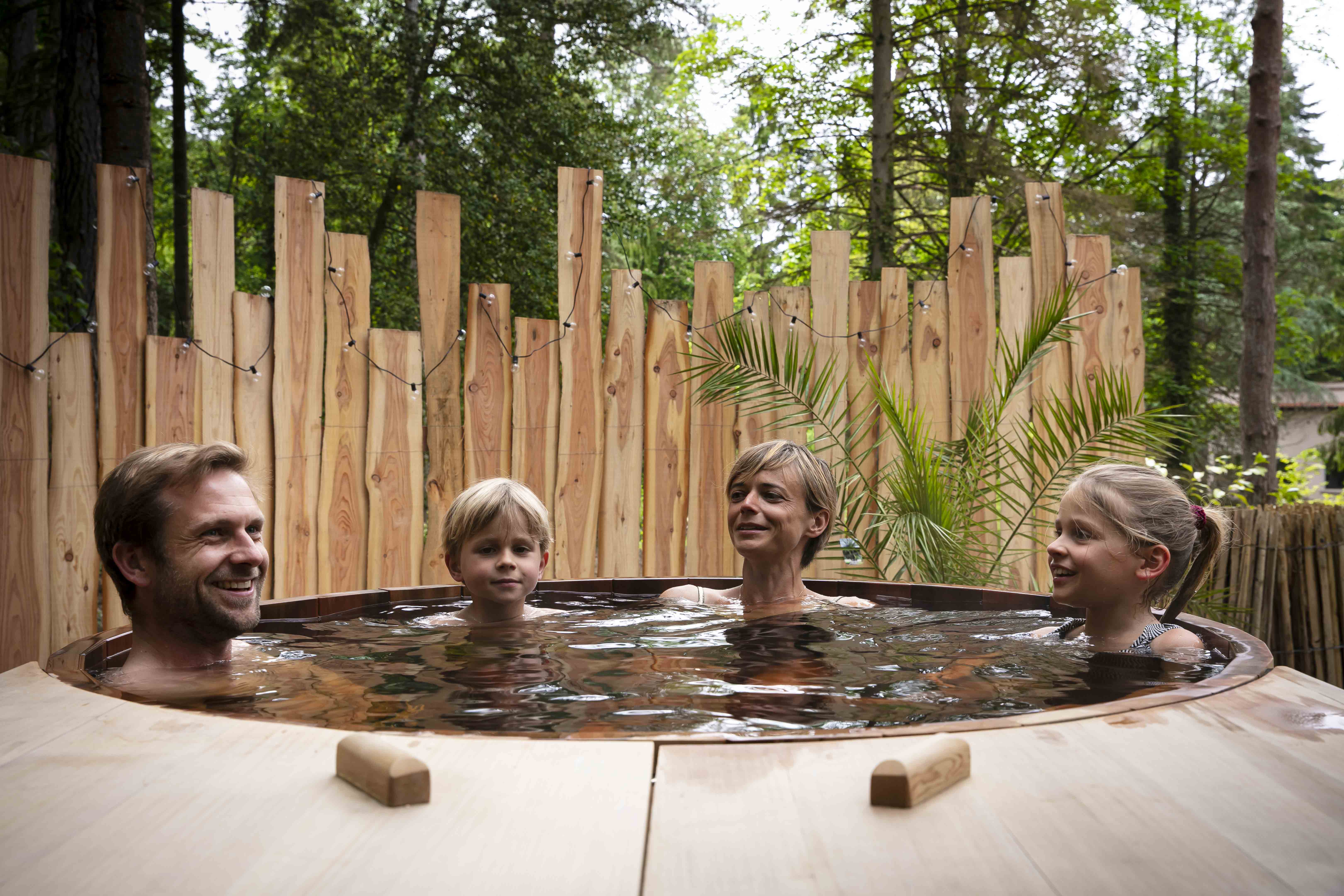 La Cabane Spa de Bain de Forêt — Cabane sur pilotis avec spa à Hardelot à Neufchâtel-Hardelot — espace de vie
