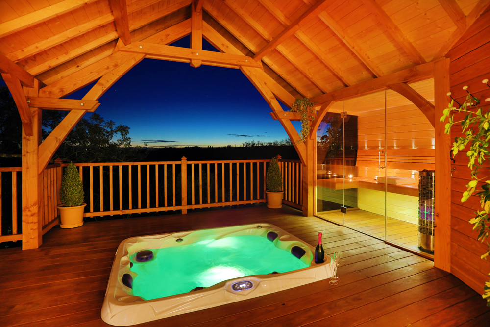 Cabane de Luxe avec sauna et Spa — Cabane dans les arbres à Aude à Carcassonne — cuisine
