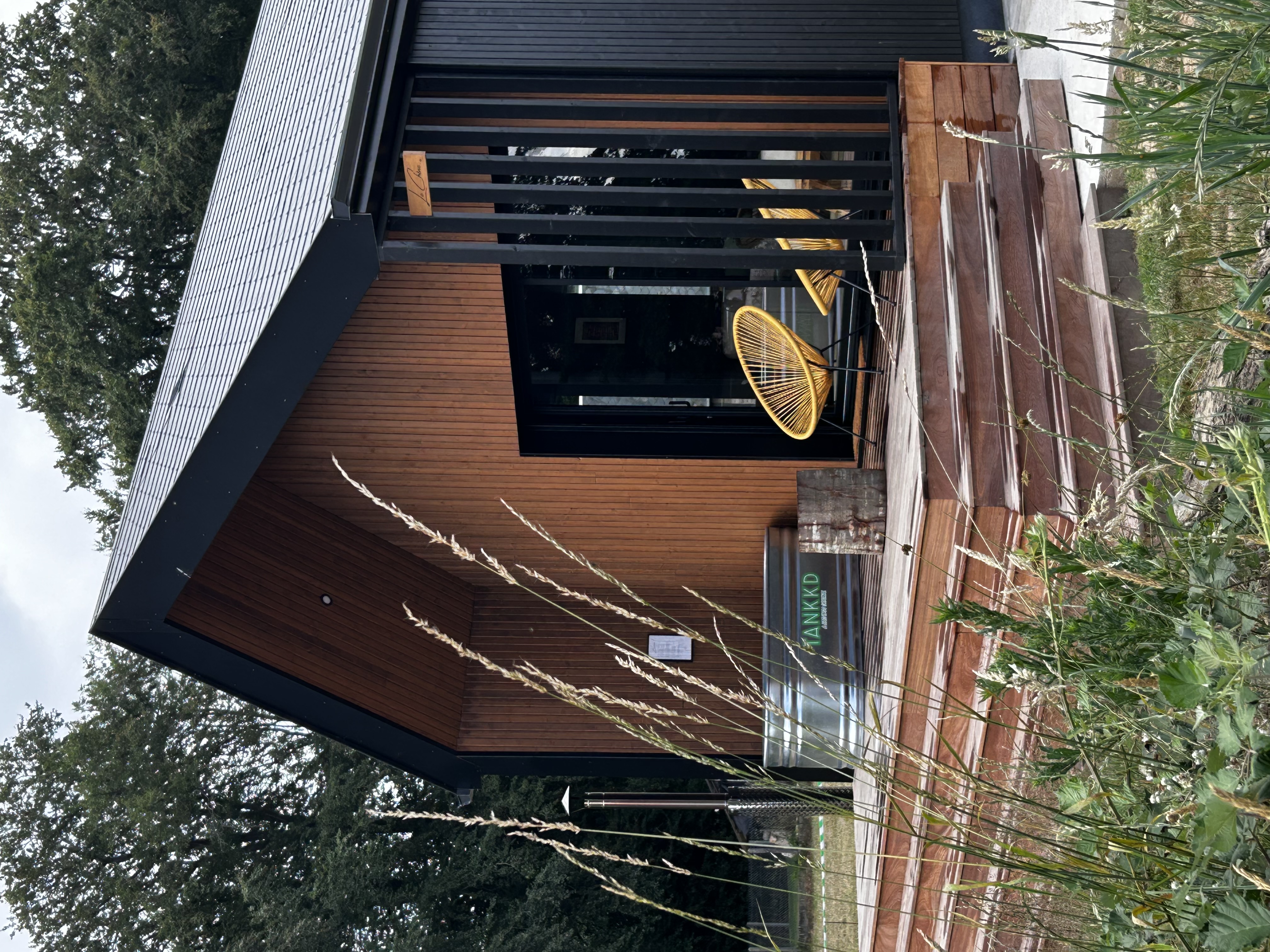 Le Chêne & Bain Nordique — Cabane avec spa à Seine-Maritime à Le Vert d'Orezza — vue intérieure