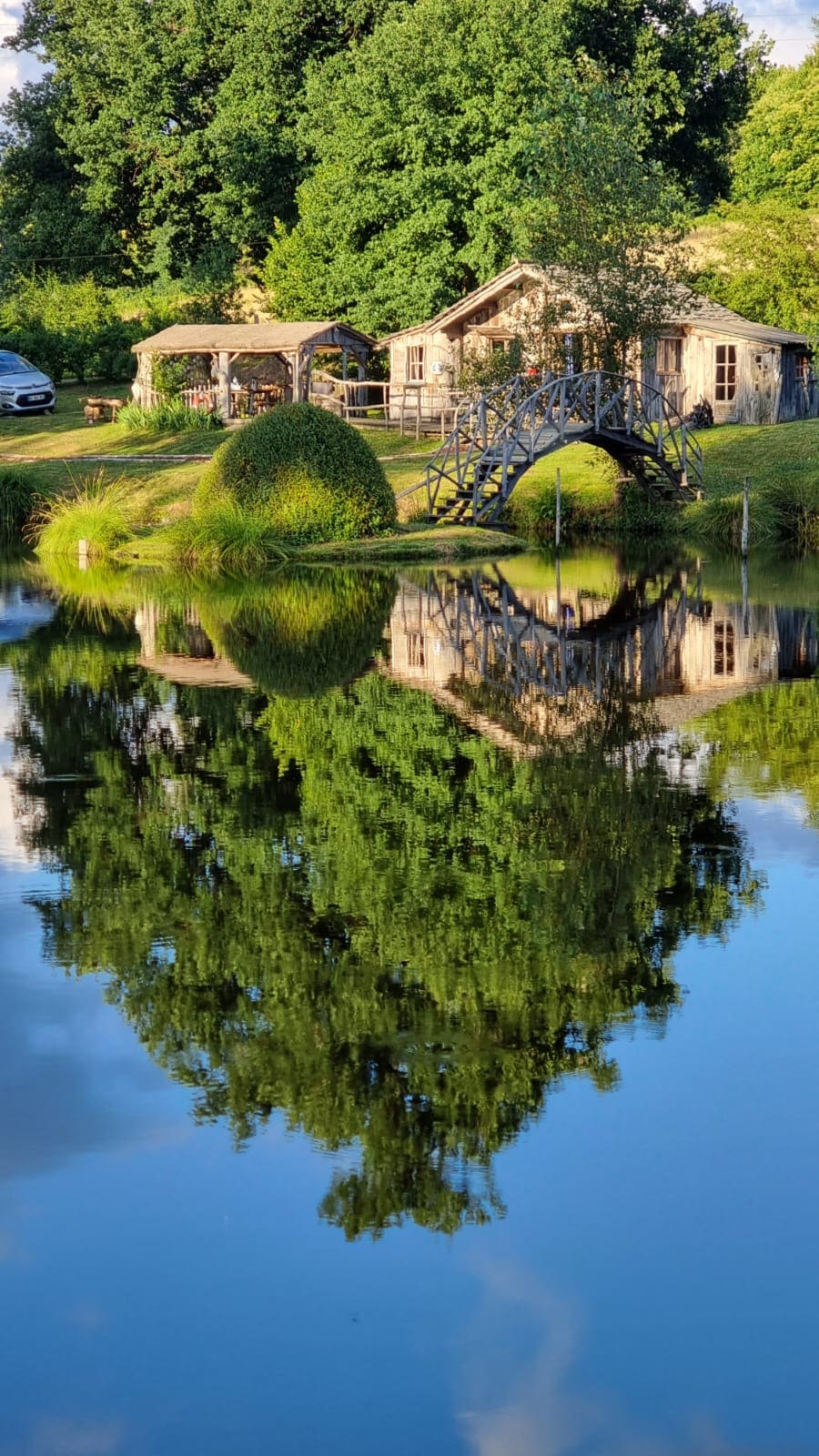 La cabane du Pêcheur — Cabane avec spa à La Ferme des Histoires Mélangées