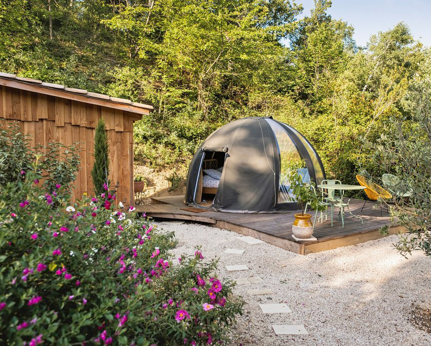 Bulle Provence & Piscine — Nuit étoilée en Drôme