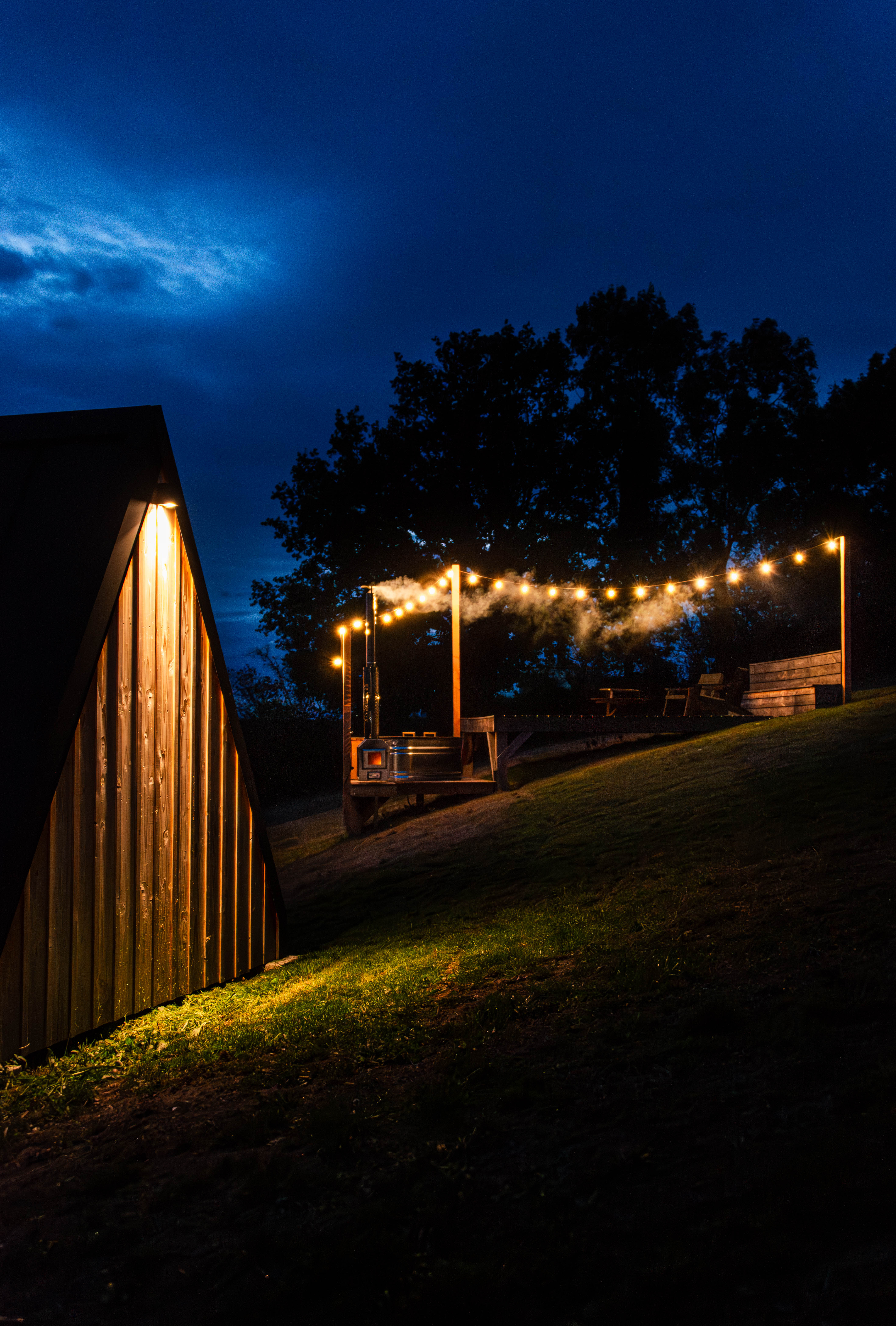 Cabane A-frame & Spa — Évasion en pleine nature à Allier à Vichy — cuisine