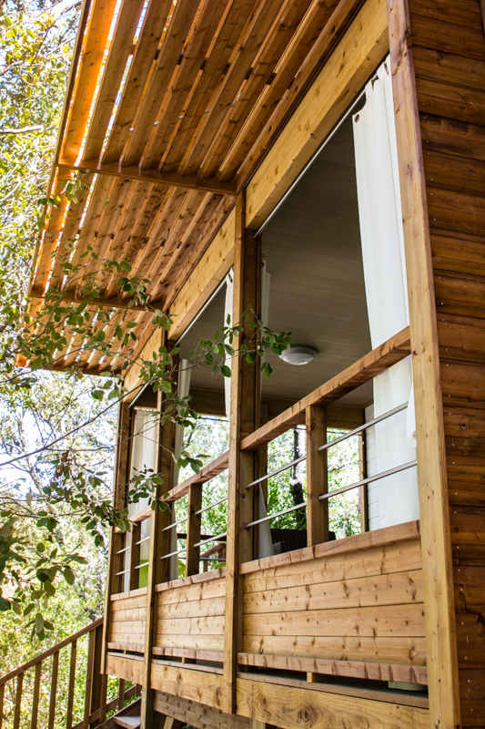 Cottage Luxe — Cabane avec spa à Domaine d'Anglas dans l'Hérault à Brissac — espace de vie