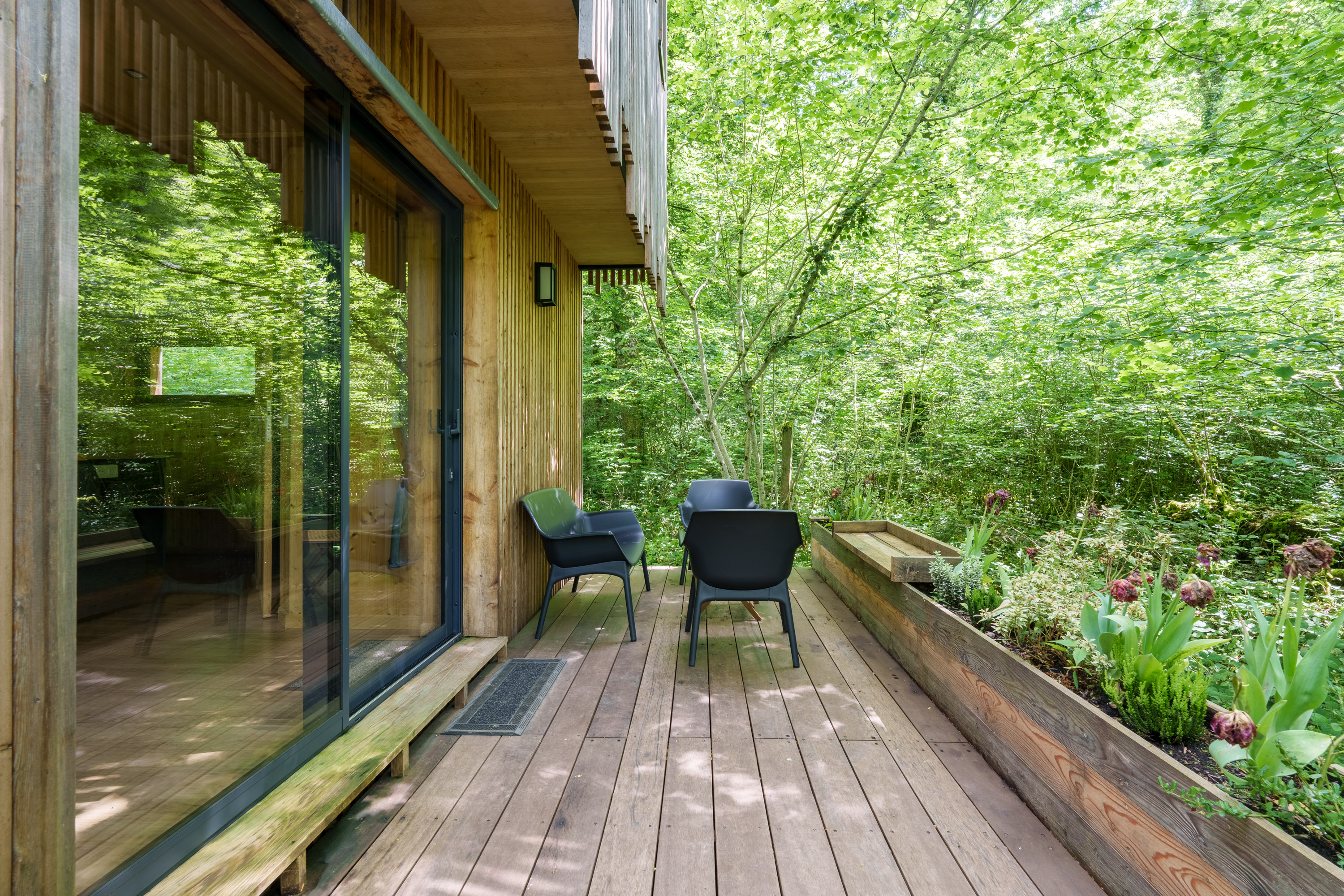 Cabane Corydalis — Nuit perchée avec balnéo à Haute-Marne à Chaumont — chambre