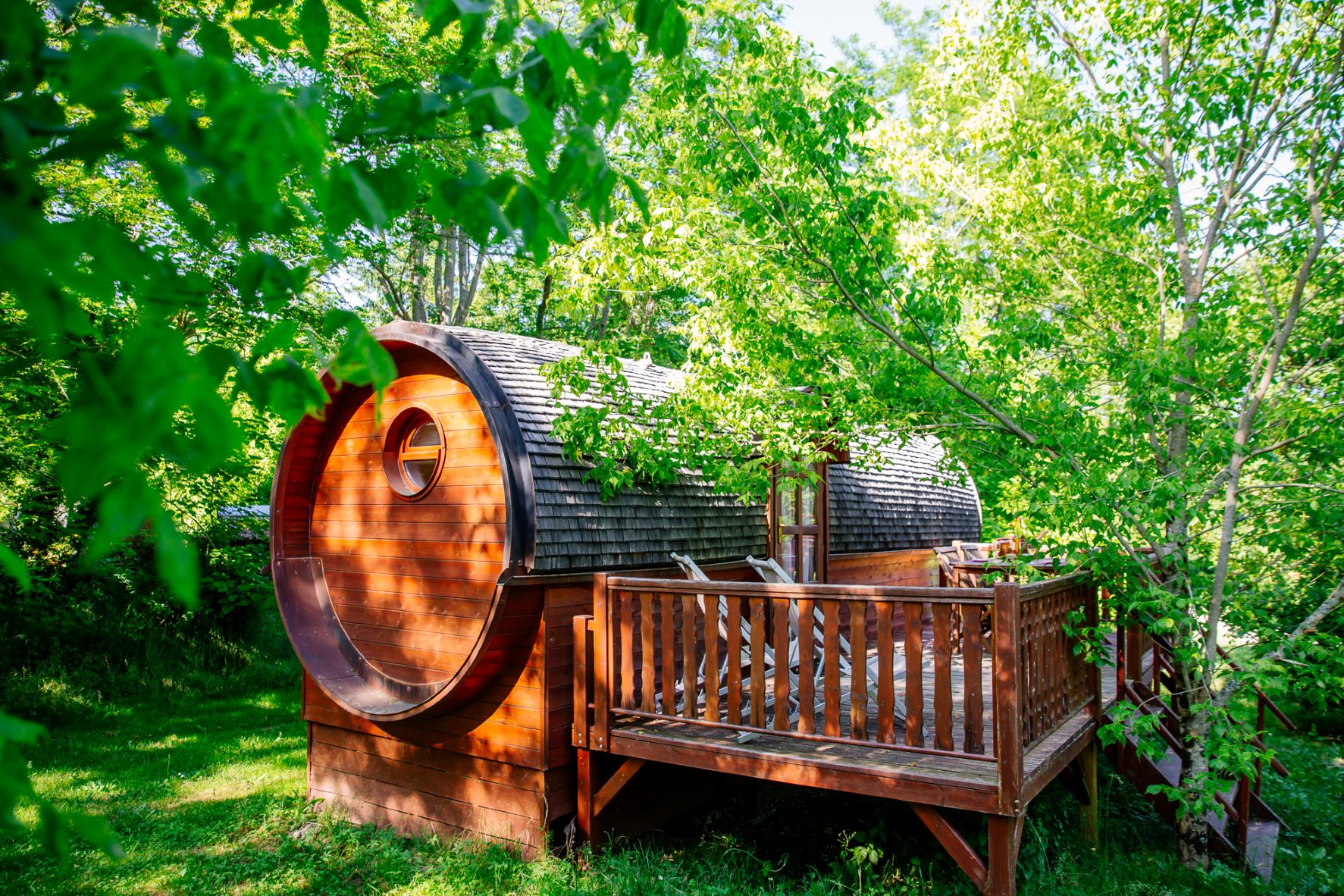 Roulotte viticole : une escapade sensorielle en Aquitaine à Le Nizan — vue intérieure