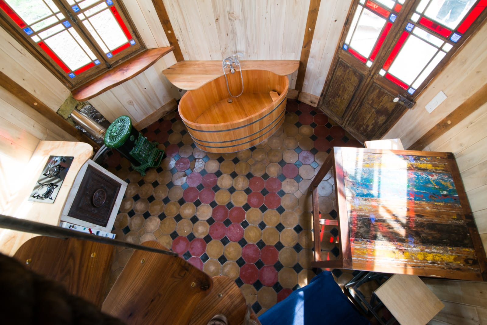Magnifique Kiosque Verdoyant — Hébergement avec spa à Côte-d'Or à Dijon — espace de vie