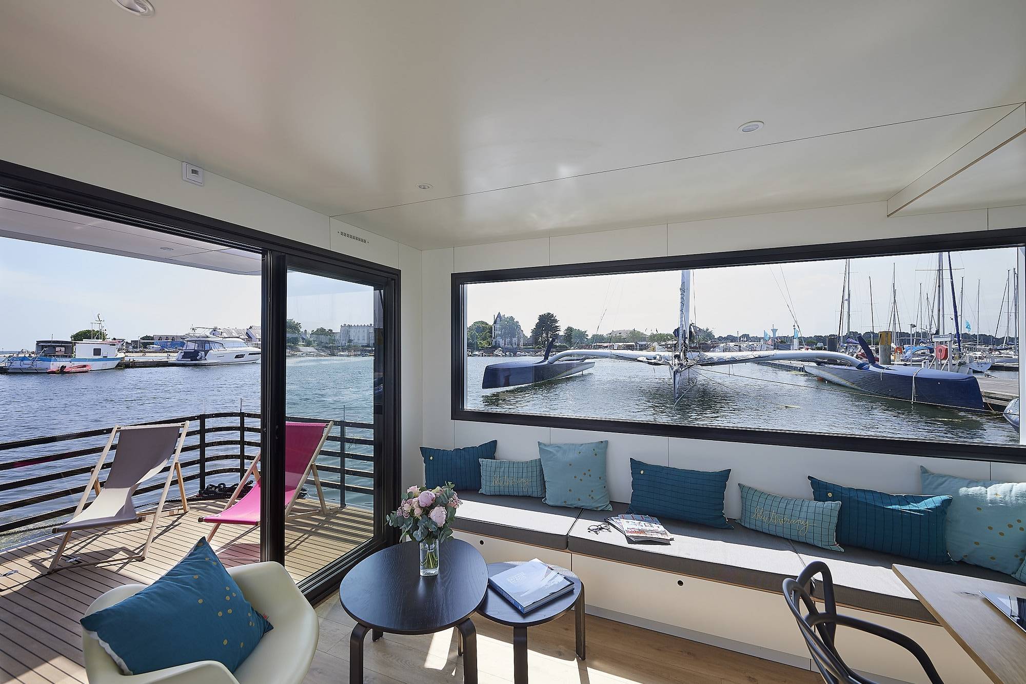 Évasion sur l'eau : Houseboat SeaLoft L'Endroit en Bretagne à Larmor Plage — cuisine