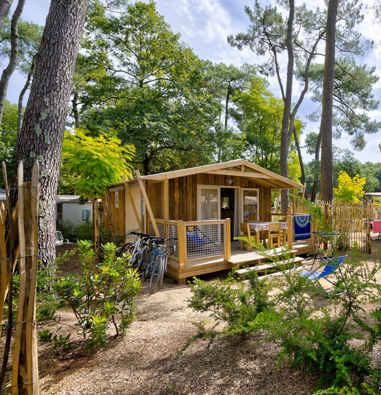 Lodge Sweetflower — Cabane avec spa à La Tranche-sur-Mer (Vendée)