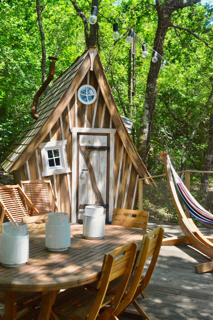 Cabanes des Lutins — Cabane avec spa à La Teste-de-Buch (Gironde) à La Teste-de-Buch — chambre