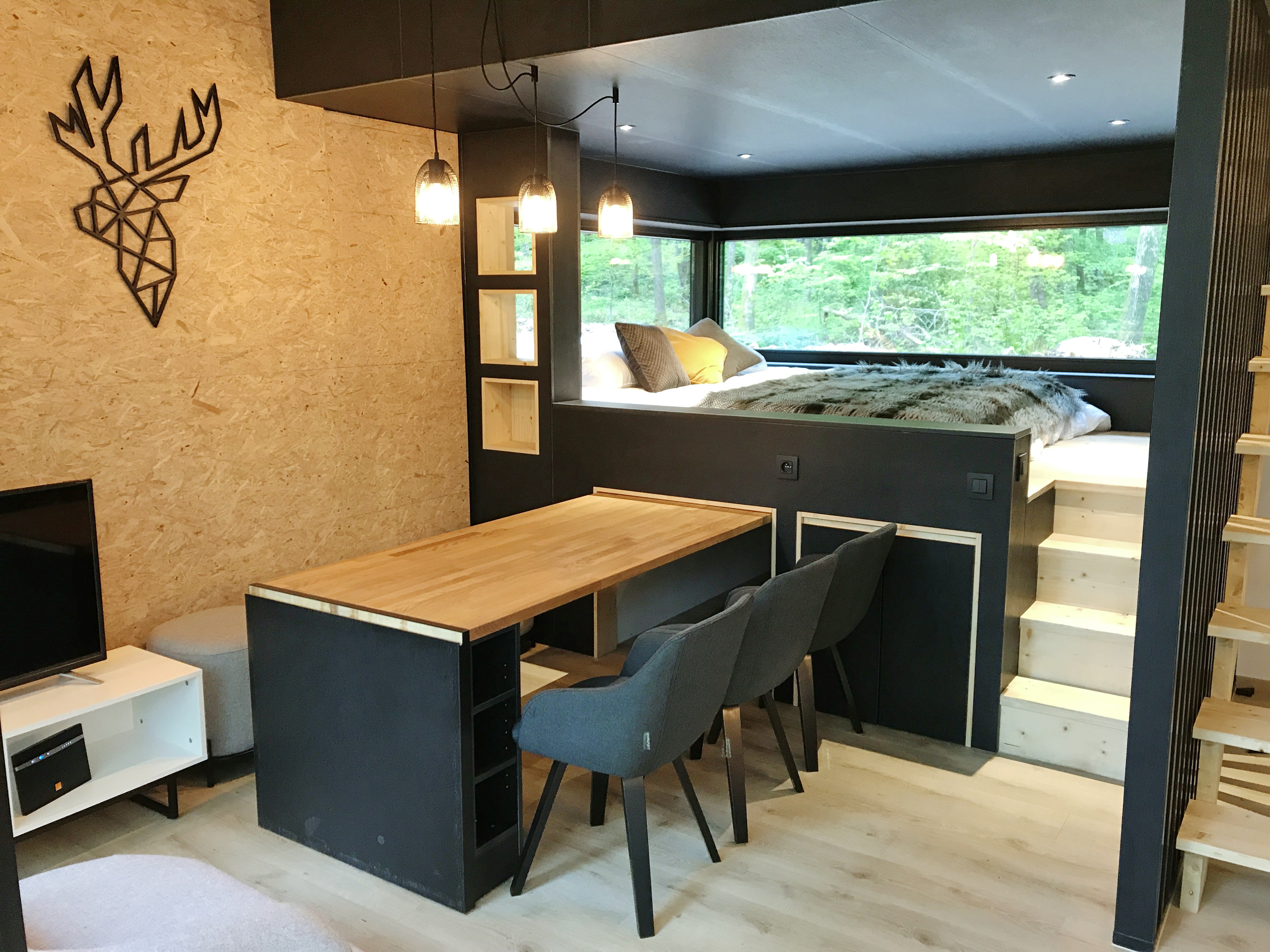 Photo 7/9 — Ecolodge « Forest Cube — Ecolodge avec spa à Namur » à Namur Wallonie