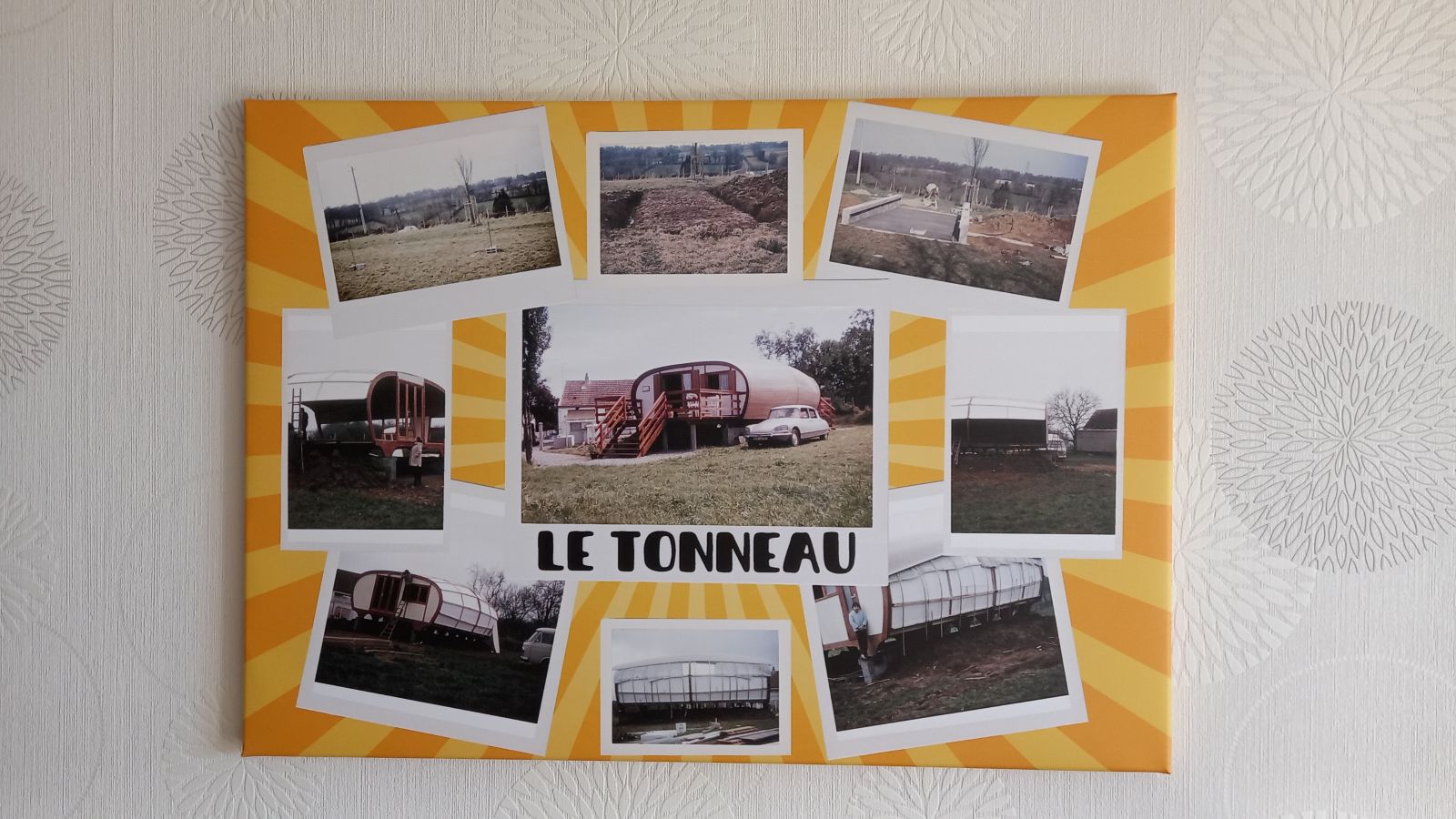 L'insolite Tonneau Creusois — Gîte rétro-chic à Creuse à Chamberaud — salle de bain