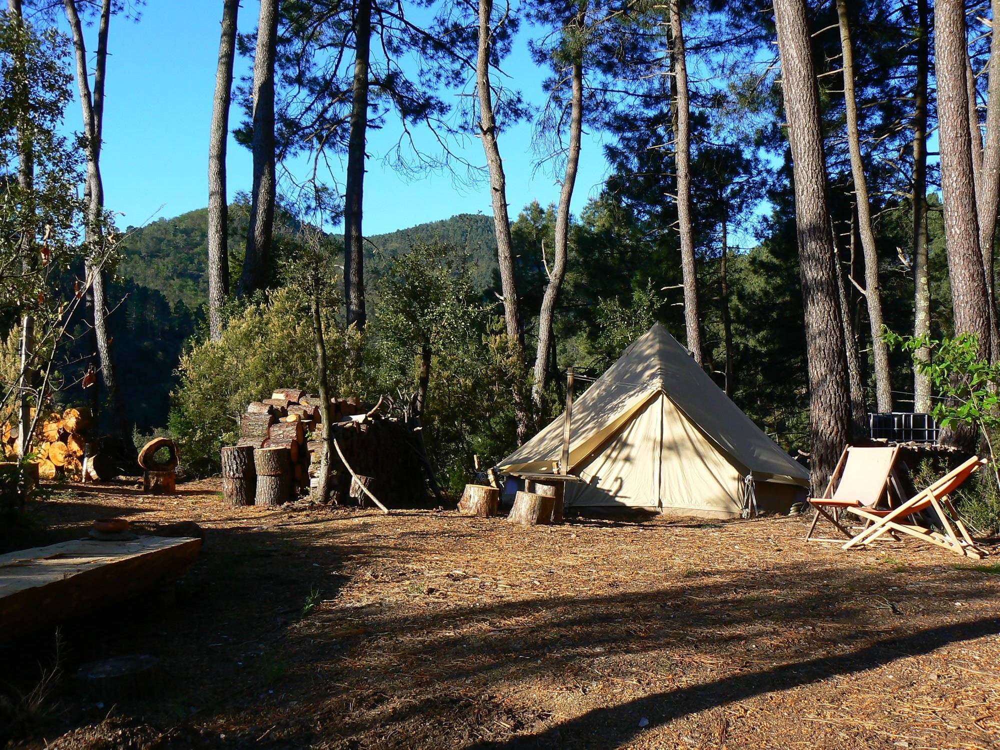 Tente Mouss : une escapade insolite en pleine nature à Chambon — environnement naturel