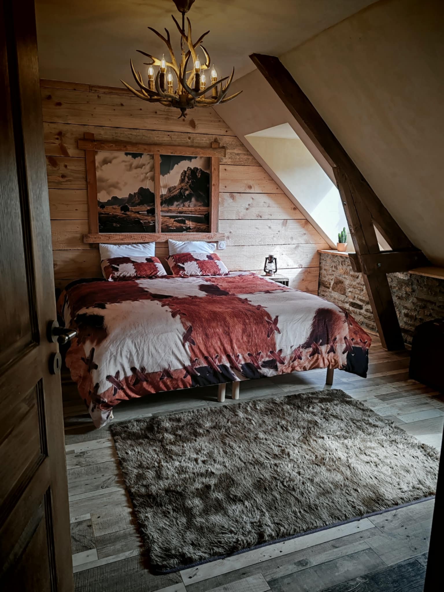 Le Ranch Normand — Maison insolite avec spa à Saint-Lô (Manche) à Saint-Lô — vue intérieure