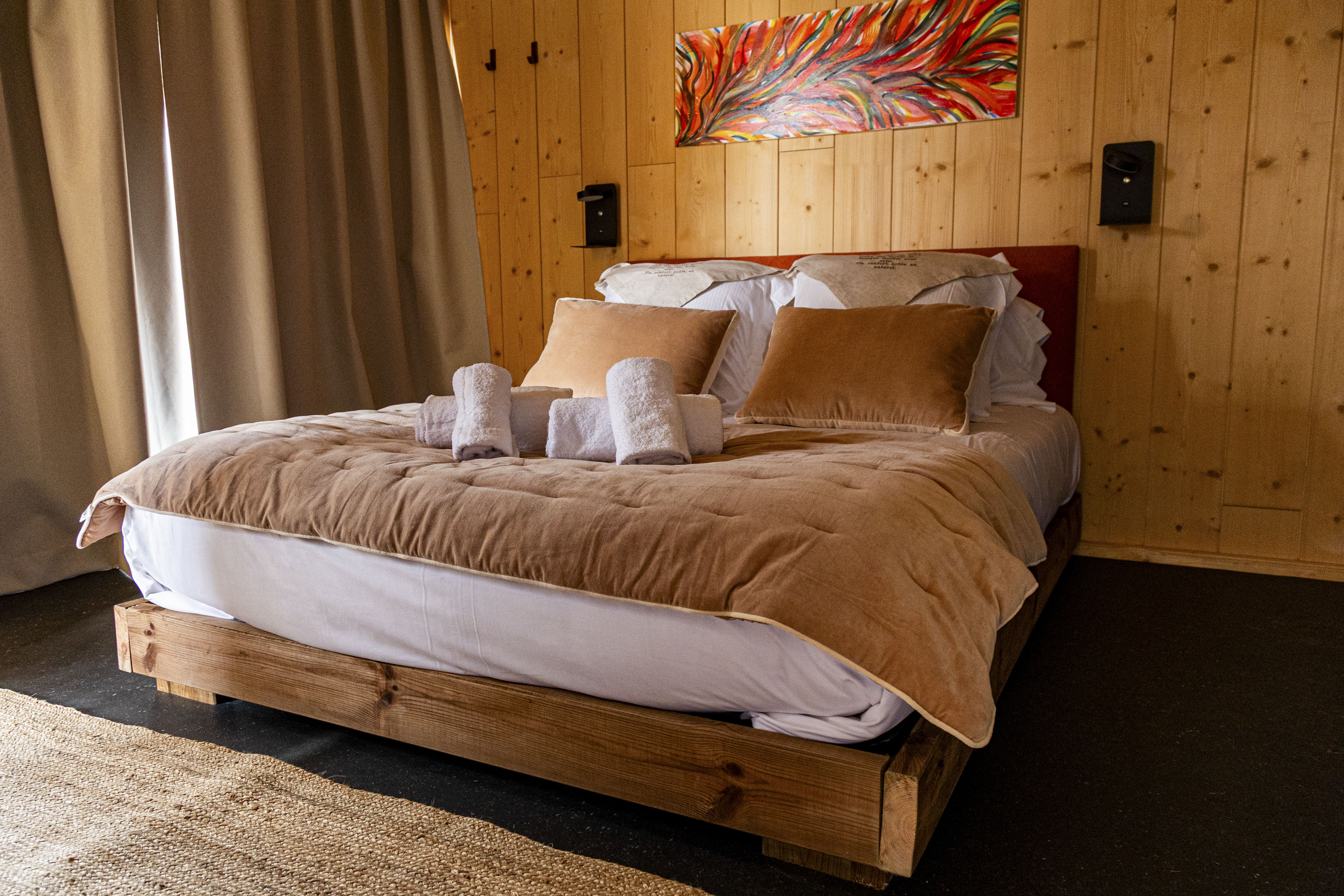 Pépites Lodges et Spas Lodge 2 Exclusif — Ecolodge avec spa privatif à Allier à Montluçon — salle de bain