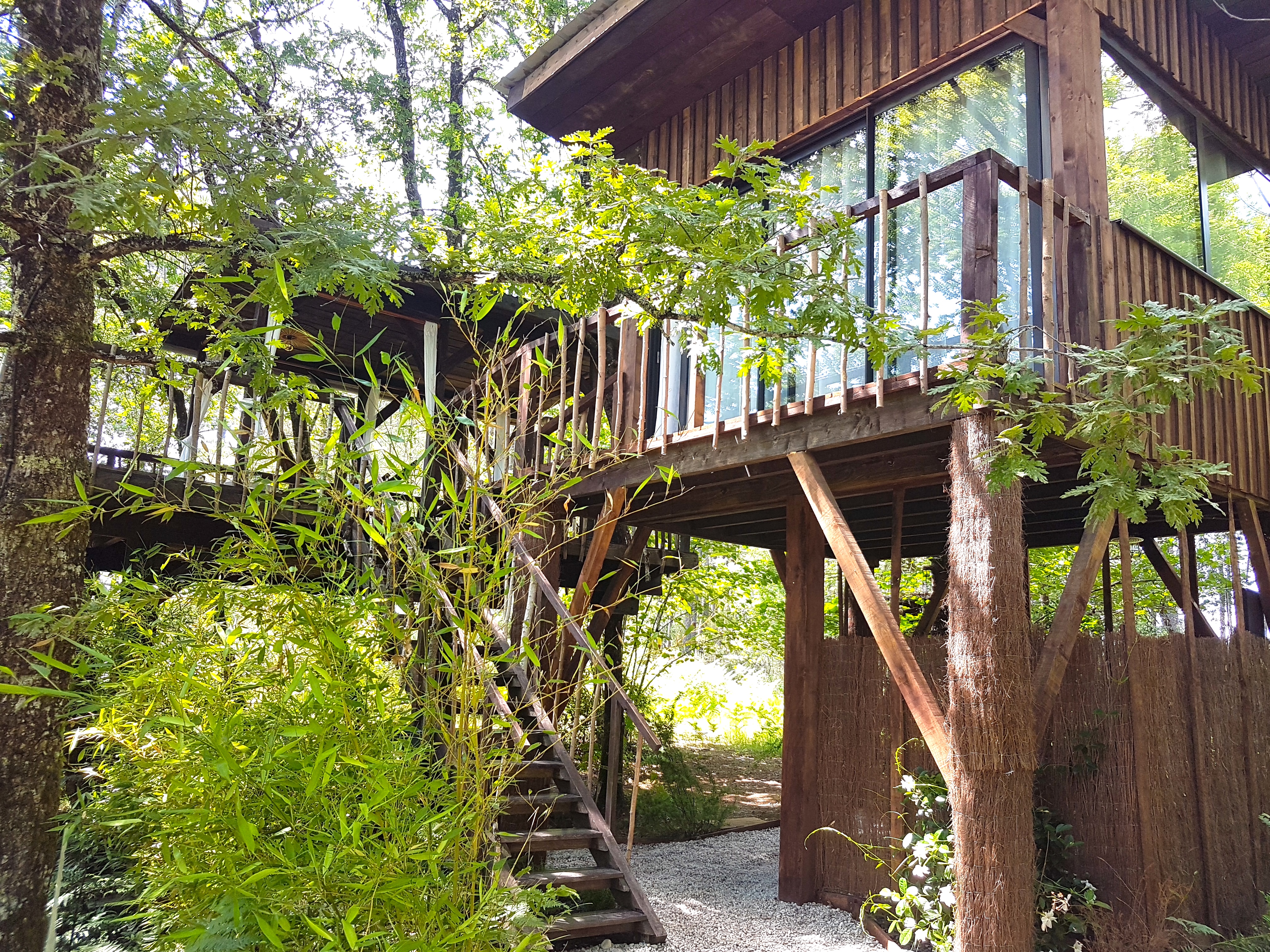 Cabane Réminiscence et Spa : une évasion dans les arbres — Cabane à Origne