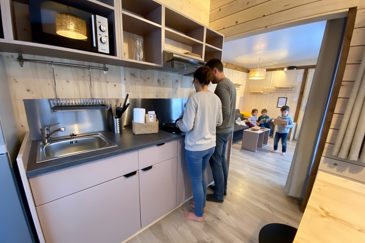 HY•Lødge Spa-5pers N°8 — Cabane avec spa privatif à Vosges à Les Forges — détail architectural
