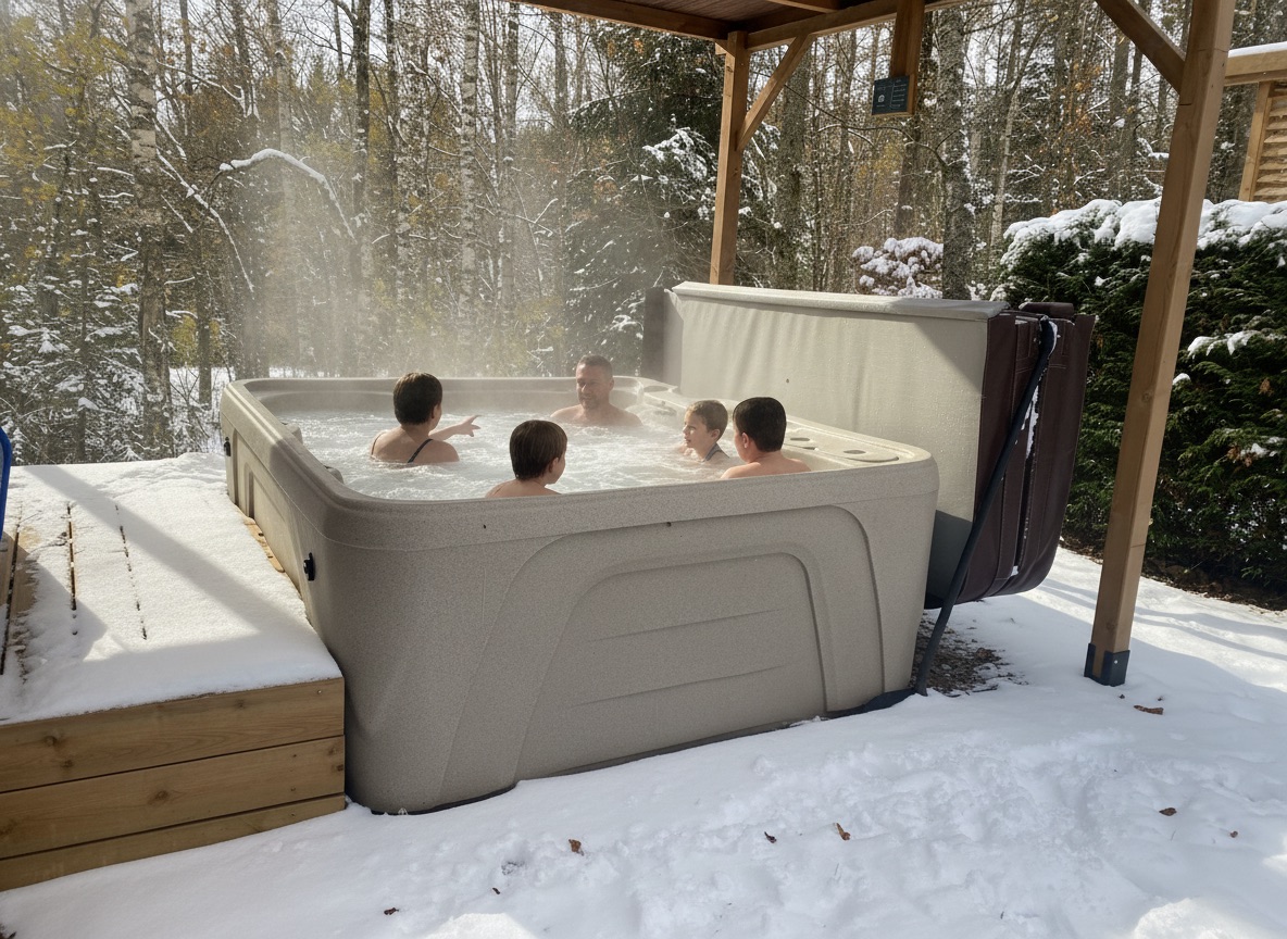 HY•Lødge Spa-6pers N°4 — Cabane avec spa privatif à Vosges