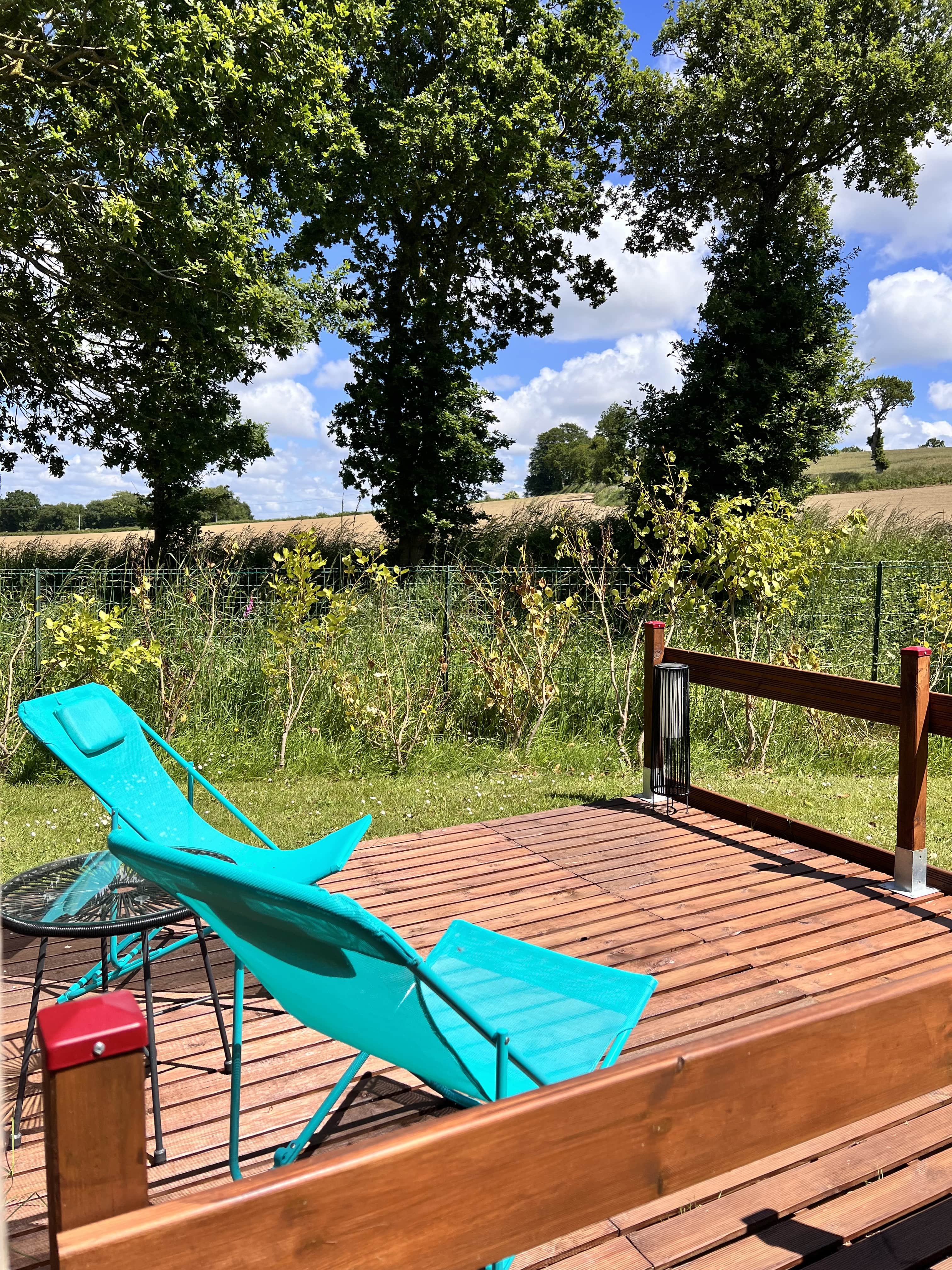 Cabane Tinell — Évasion écoresponsable avec spa à Côtes-d'Armor à Saint-Brieuc — chambre